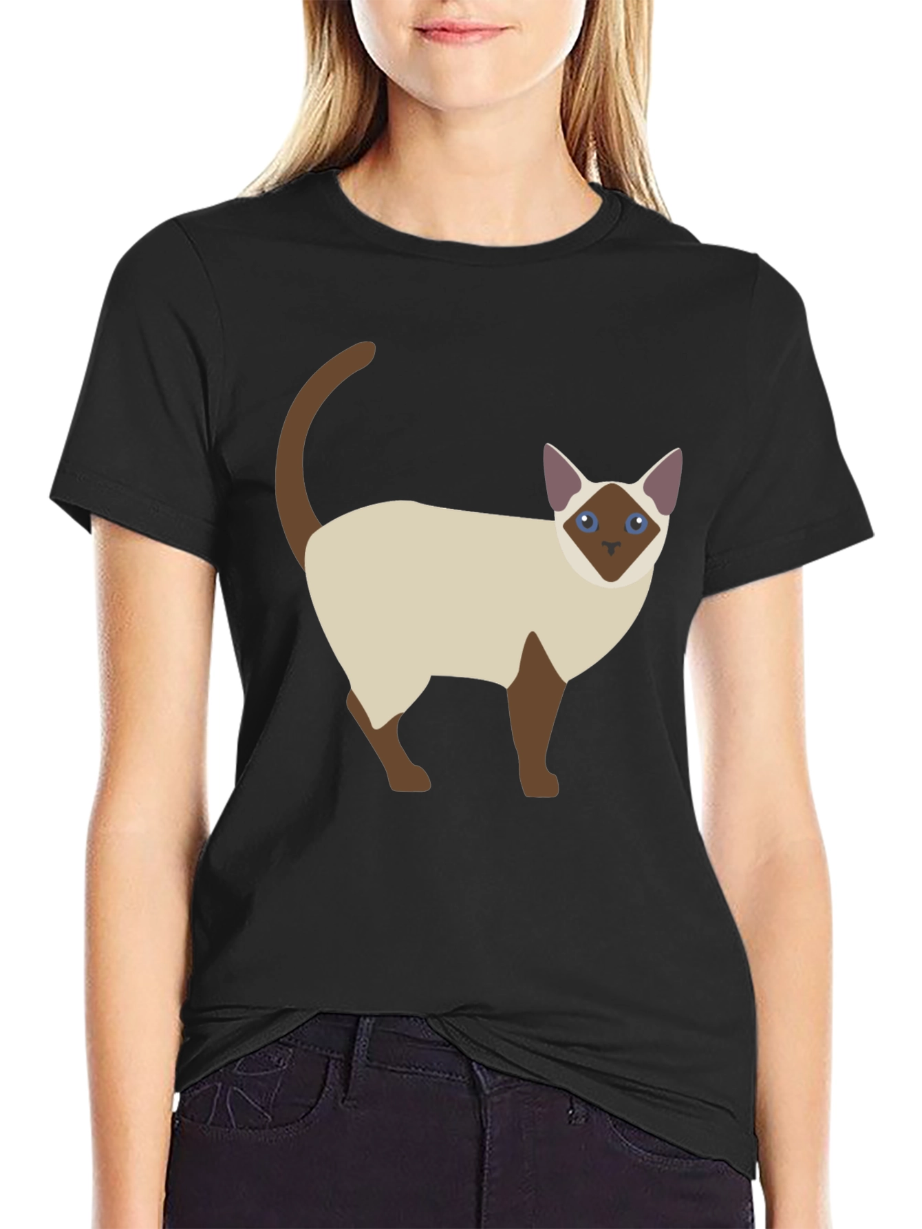 Siamese Cat T-Shirt - Unique Design