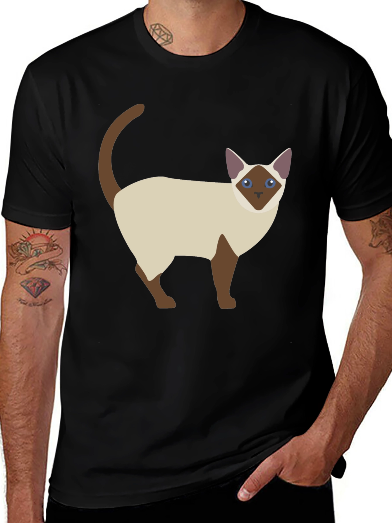 Siamese Cat T-Shirt - Unique Design