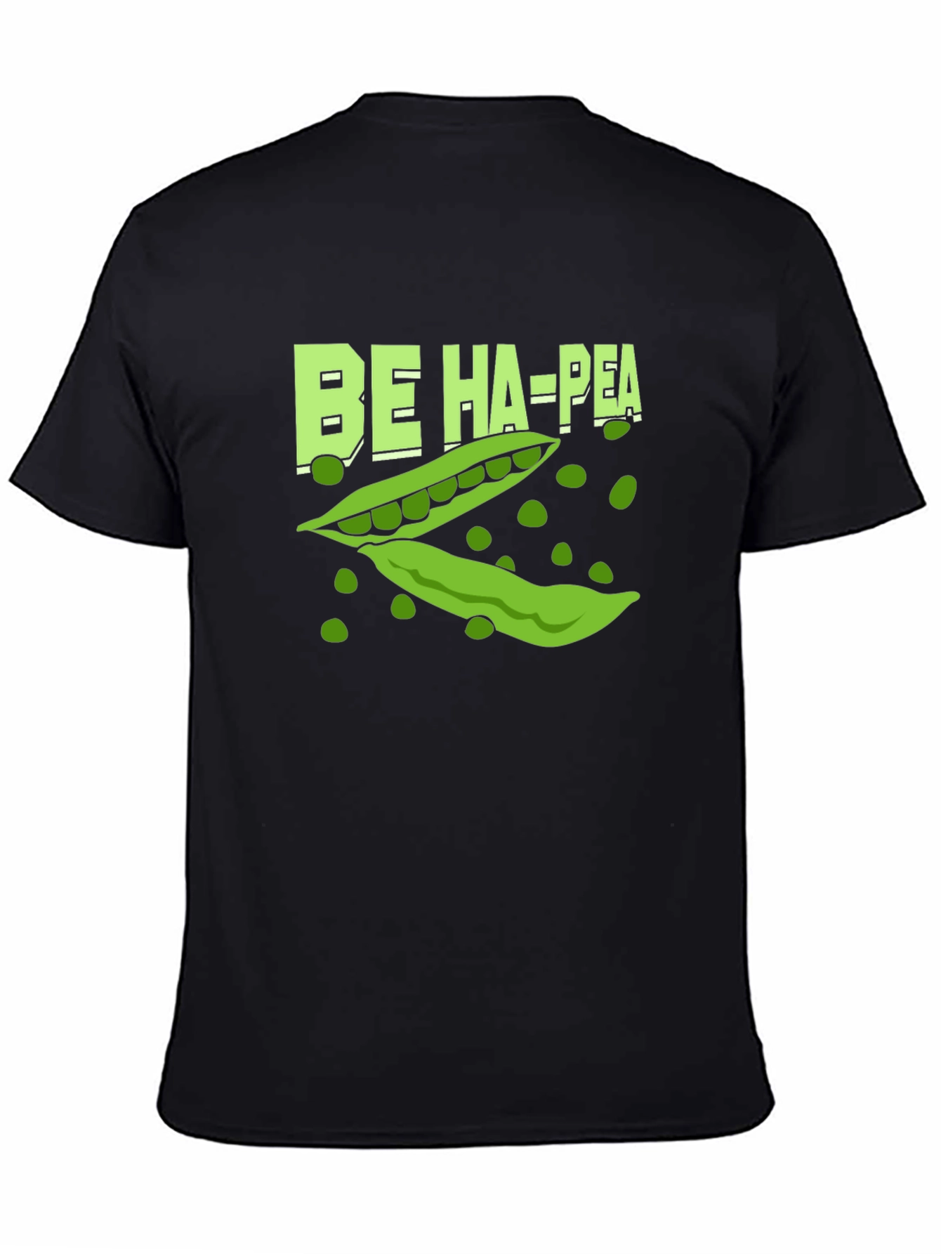 Be Ha-Pea T-Shirt - Black