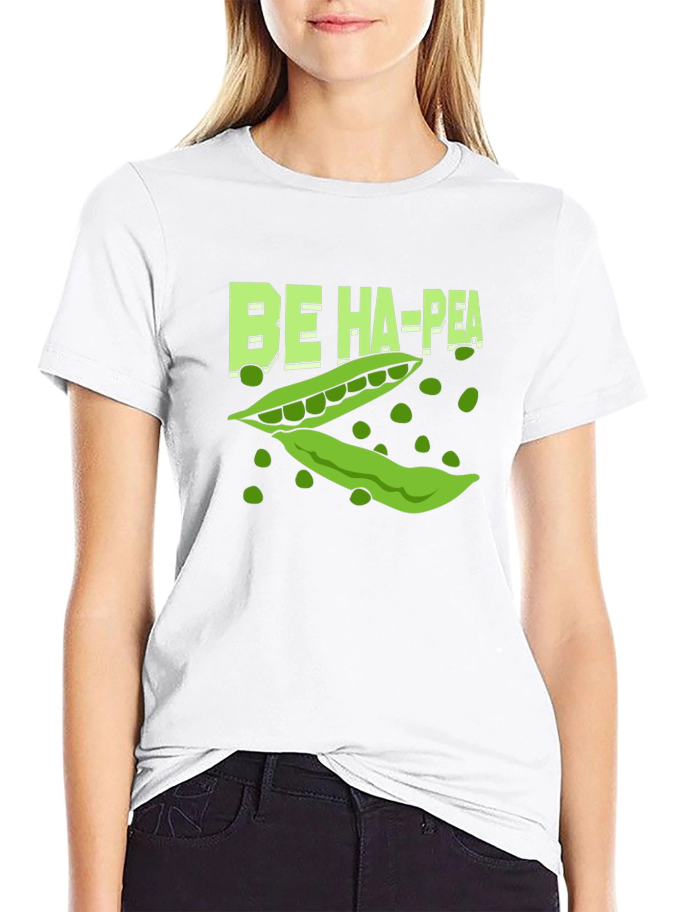 Be Ha-Pea T-Shirt - Black