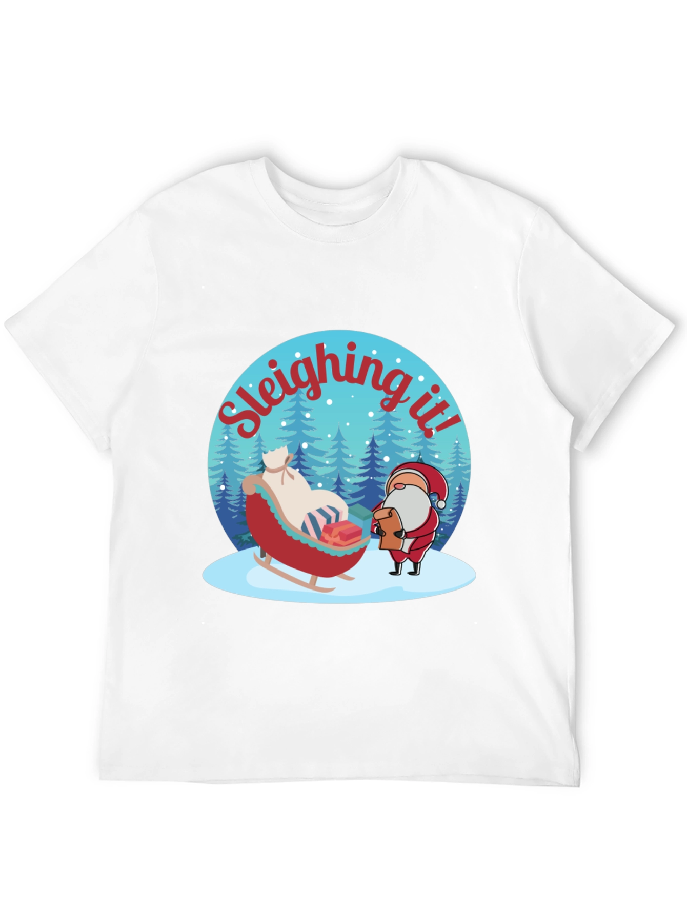 Sleighing It! Christmas T-Shirt