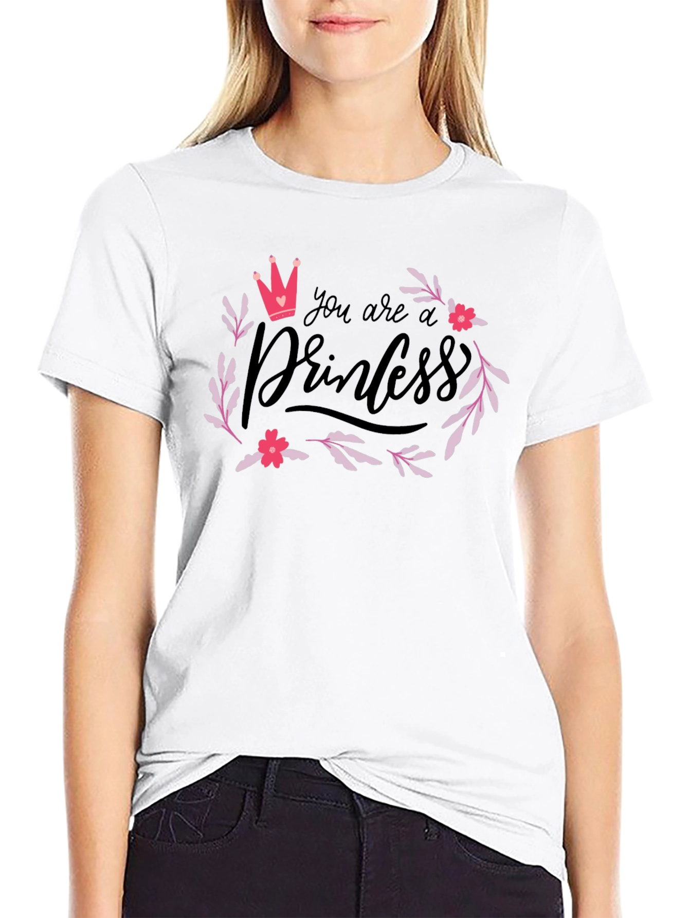 You are a Princess Black T-Shirt