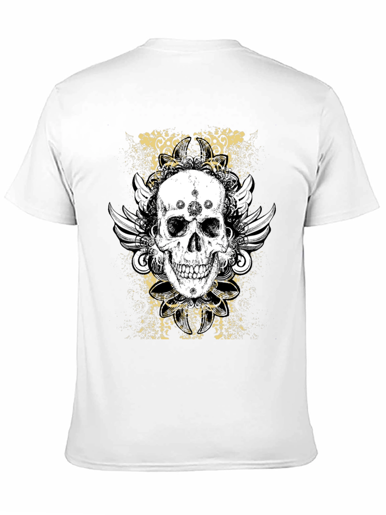 Skull Wings Graphic T-Shirt - Bold Design