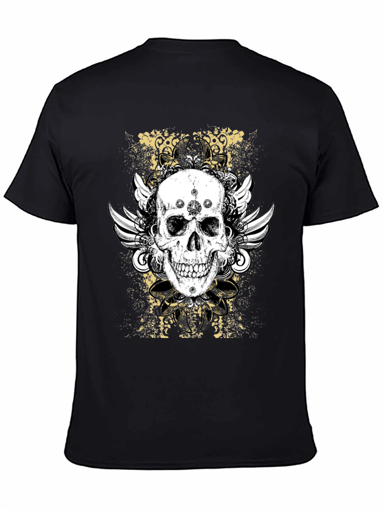 Skull Wings Graphic T-Shirt - Bold Design