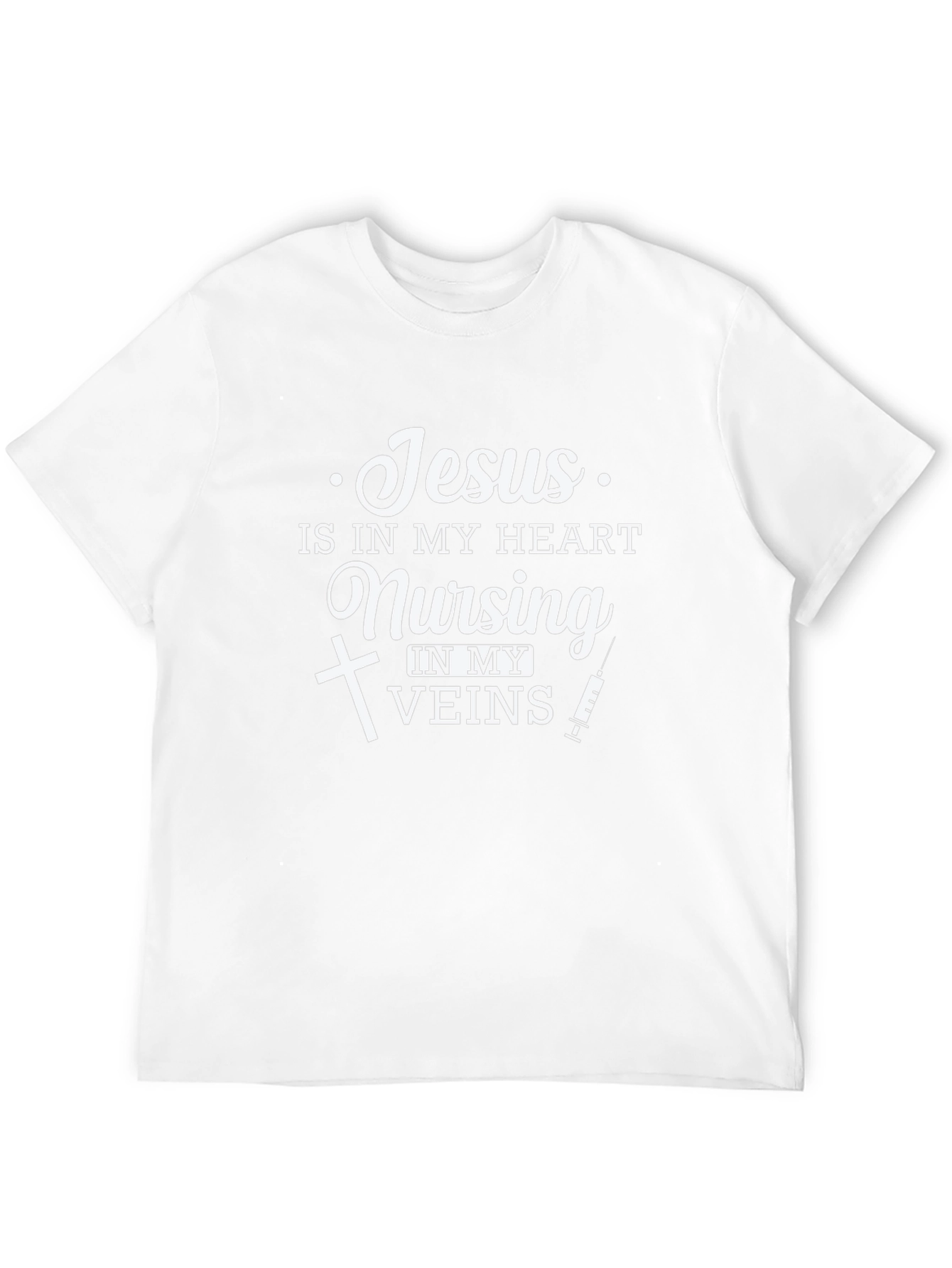 Nursing Christian T-Shirt: Jesus in My Heart