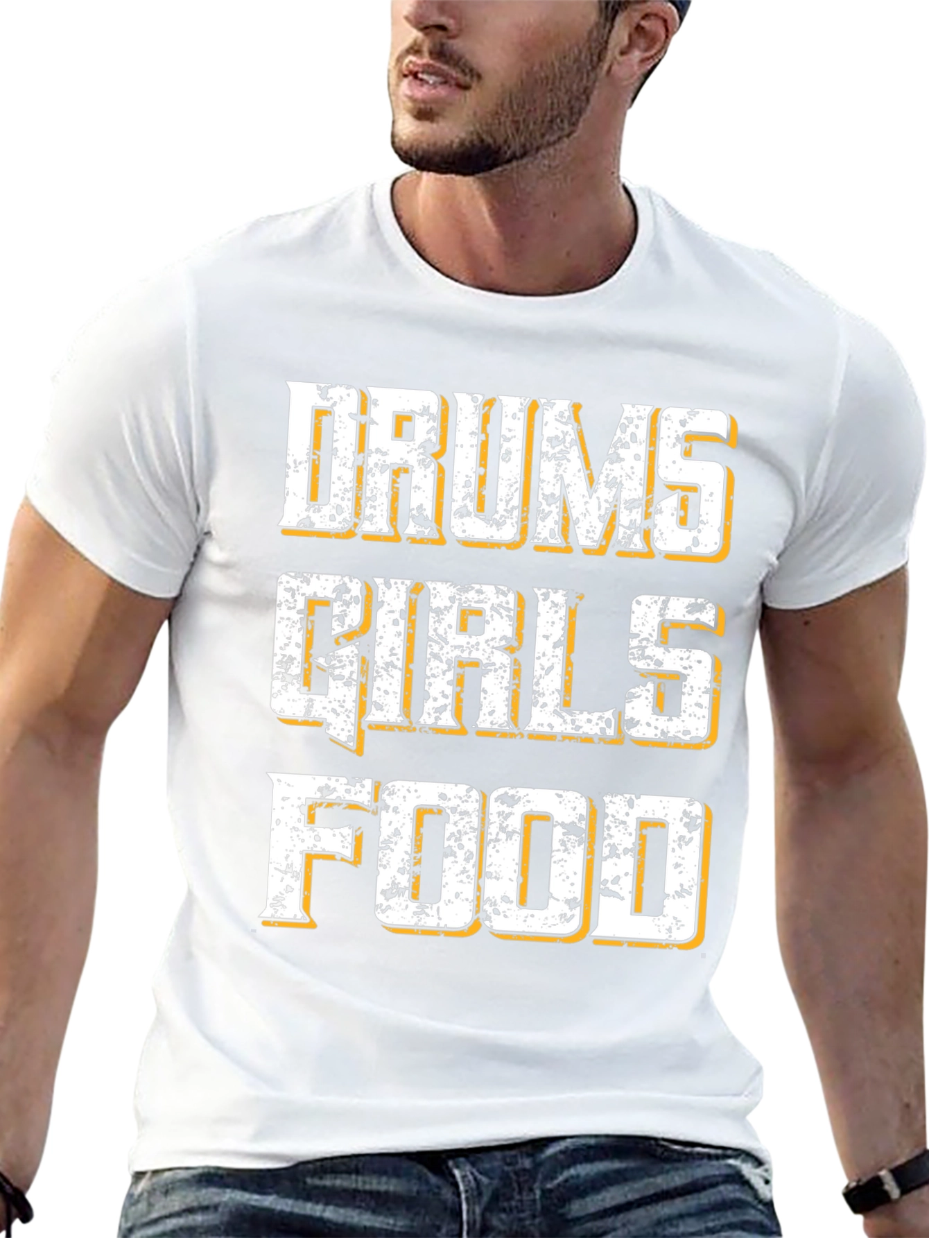 Drums Girls Food Graphic T-Shirt
