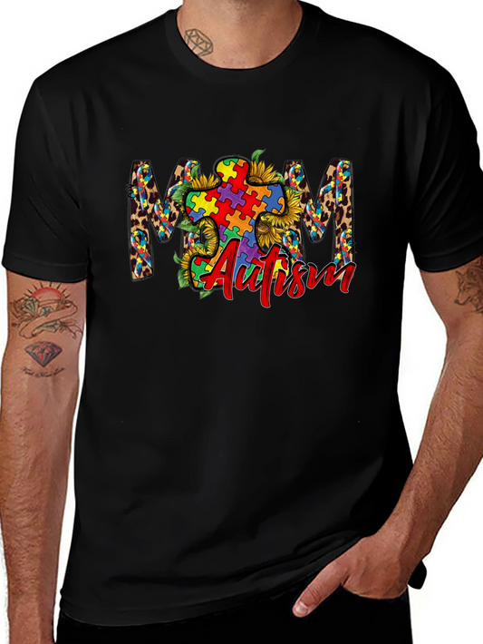 Autism Awareness Mom Graphic Tee