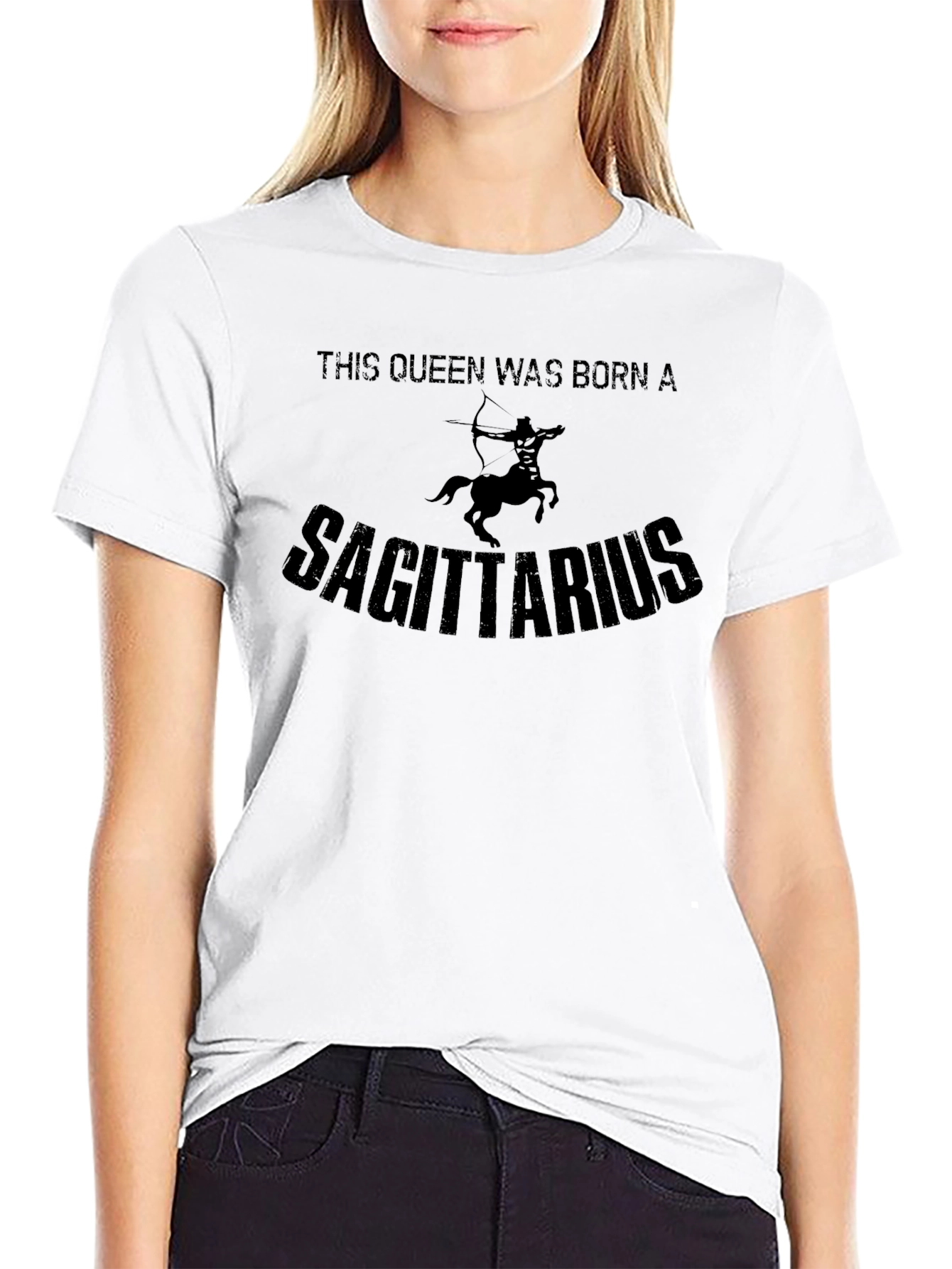 Sagittarius Queen Graphic Tee - Zodiac Birthday Gift