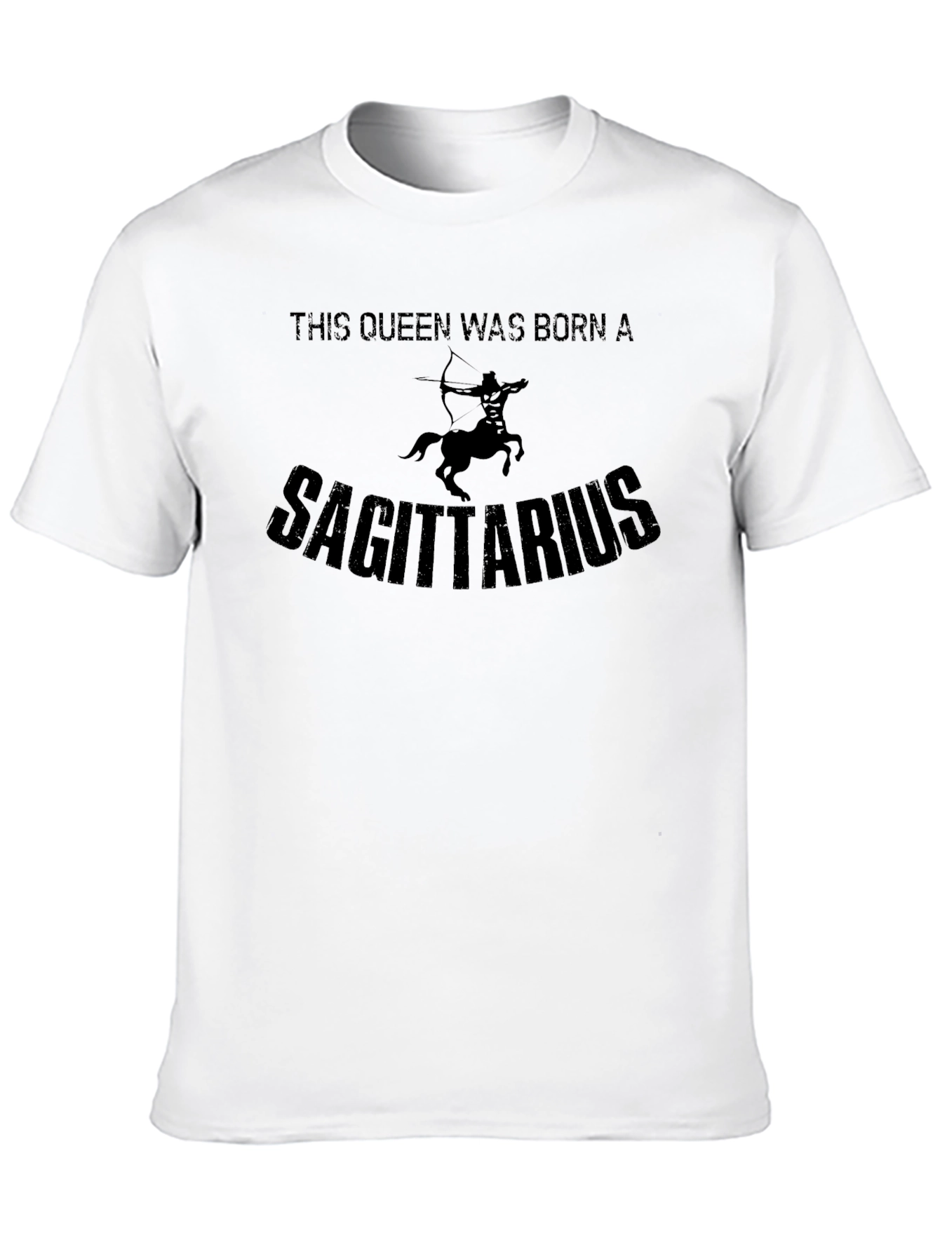 Sagittarius Queen Graphic Tee - Zodiac Birthday Gift