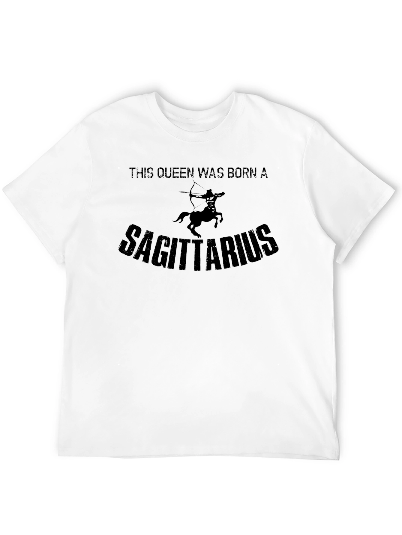 Sagittarius Queen Graphic Tee - Zodiac Birthday Gift