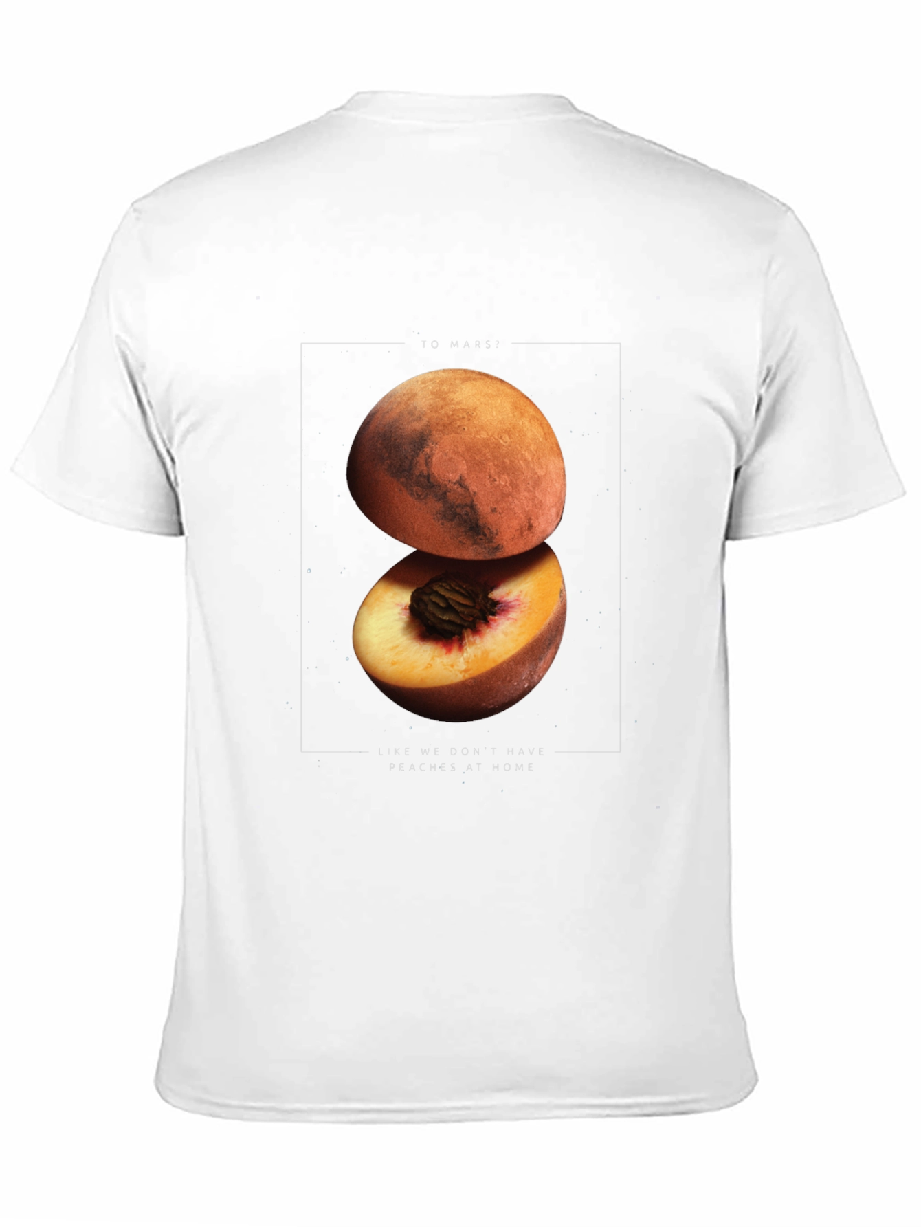 To Mars Graphic Tee - Space Peach T-Shirt