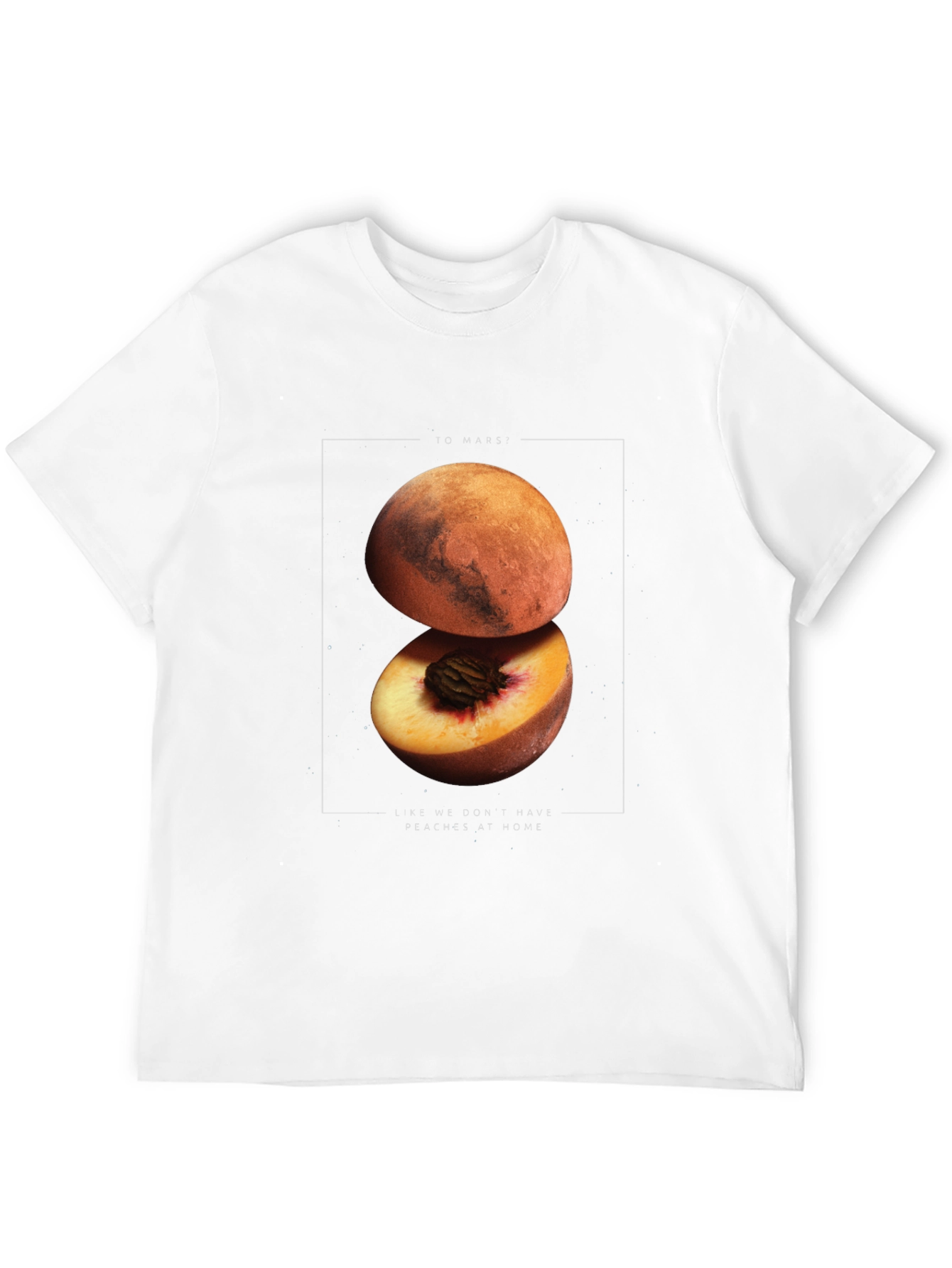 To Mars Graphic Tee - Space Peach T-Shirt