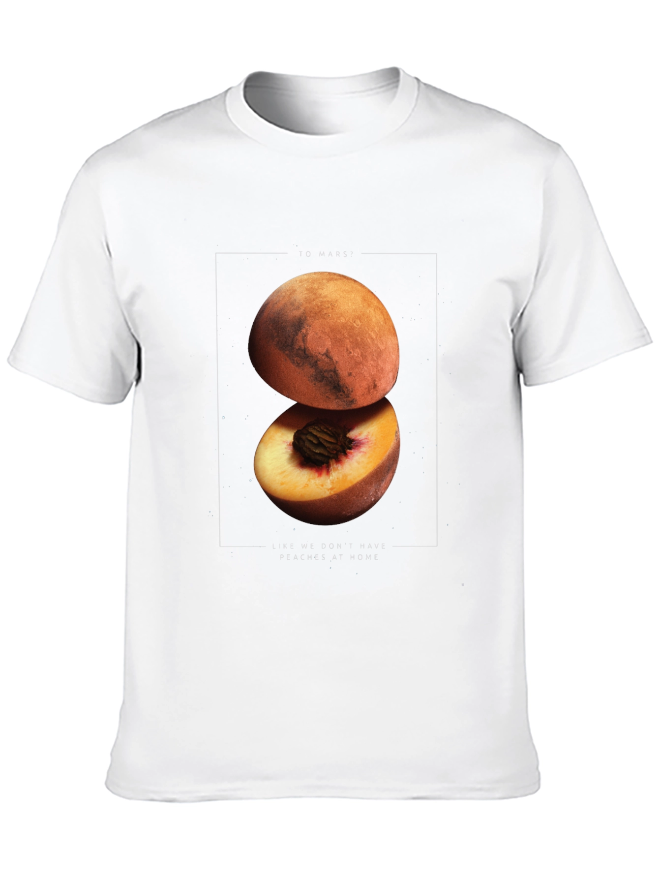To Mars Graphic Tee - Space Peach T-Shirt