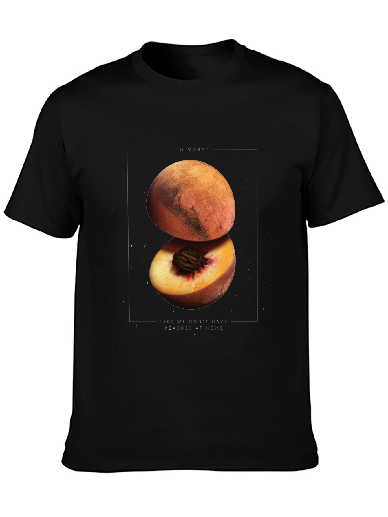 To Mars Graphic Tee - Space Peach T-Shirt