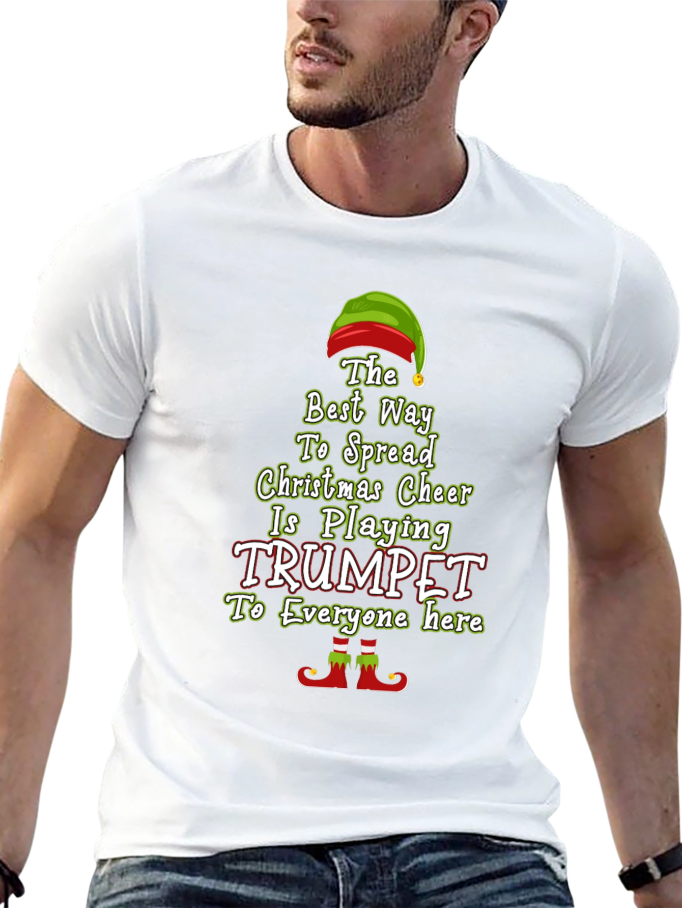 Christmas Trumpet Elf T-Shirt
