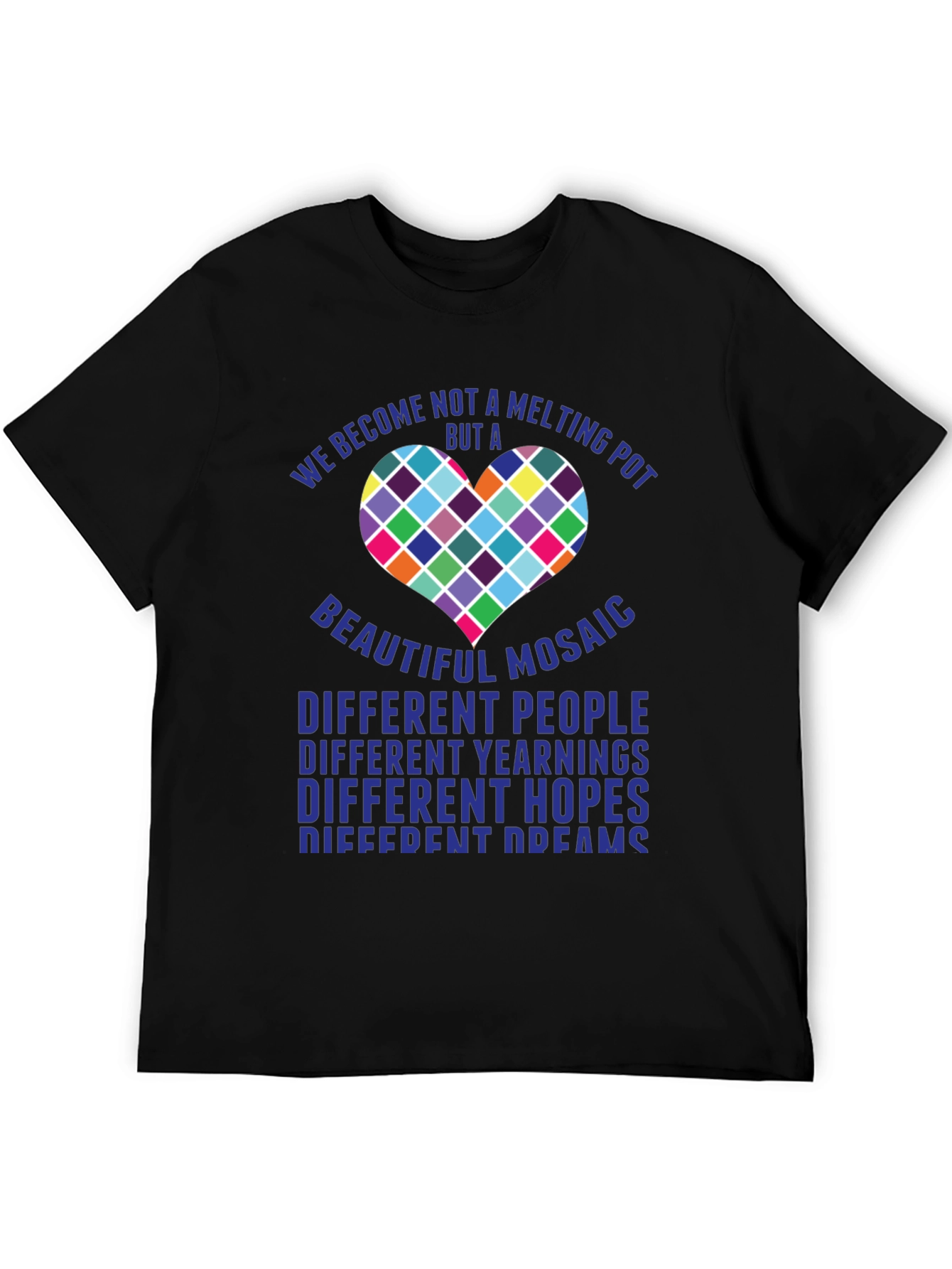 Mosaic Heart T-Shirt - Diversity & Inclusion Tee