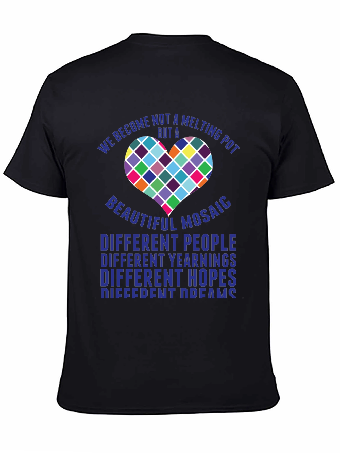 Mosaic Heart T-Shirt - Diversity & Inclusion Tee