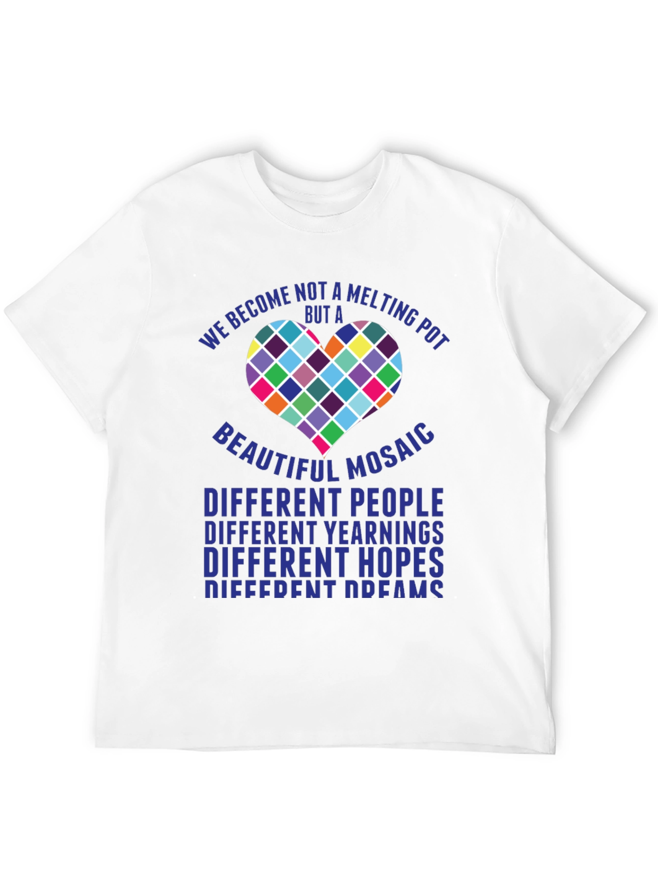 Mosaic Heart T-Shirt - Diversity & Inclusion Tee