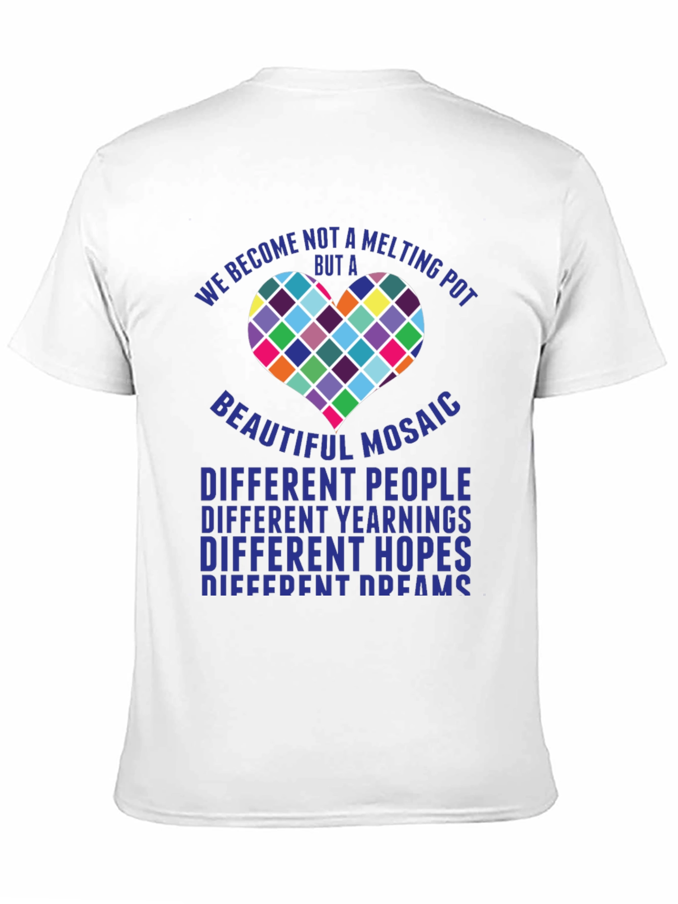 Mosaic Heart T-Shirt - Diversity & Inclusion Tee
