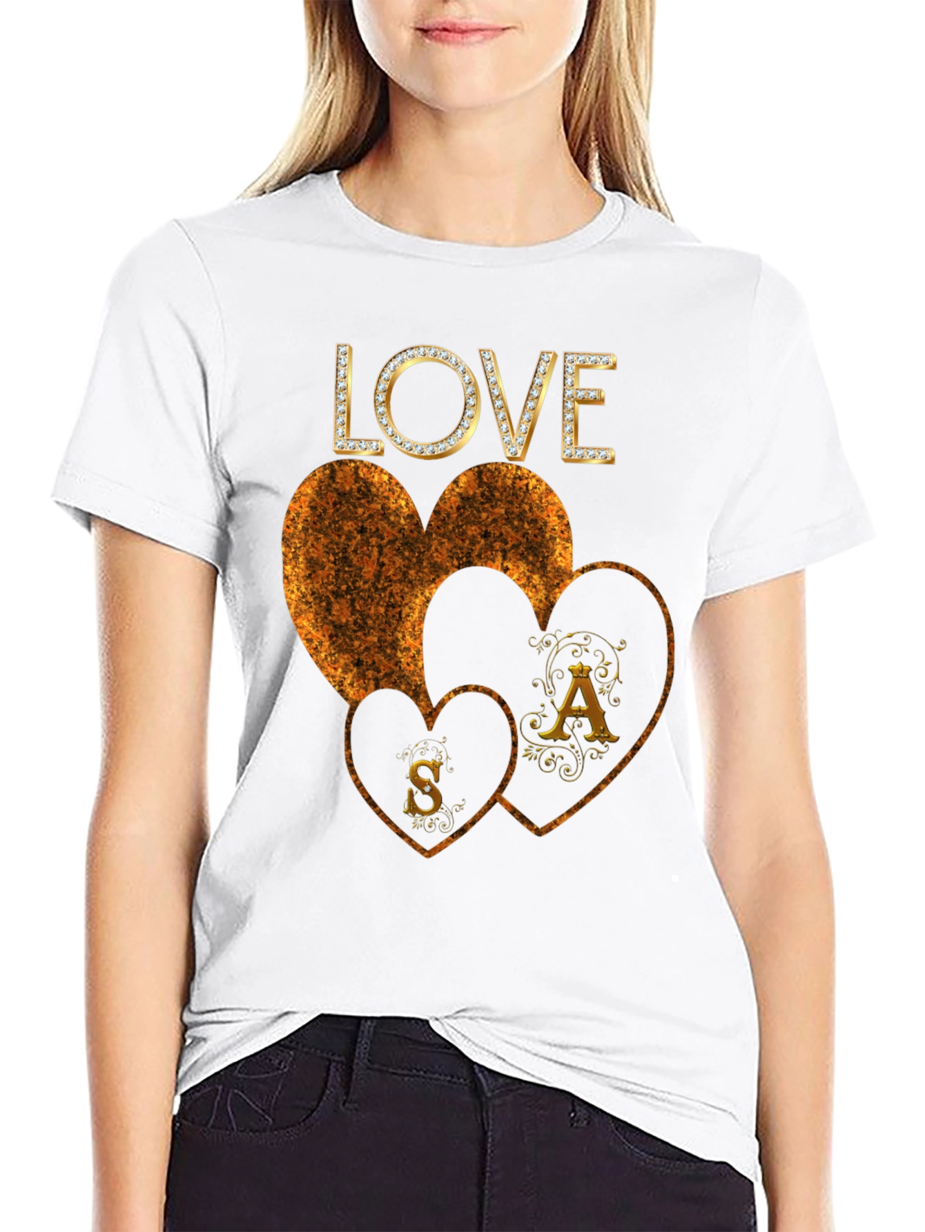 Love Hearts Graphic Tee