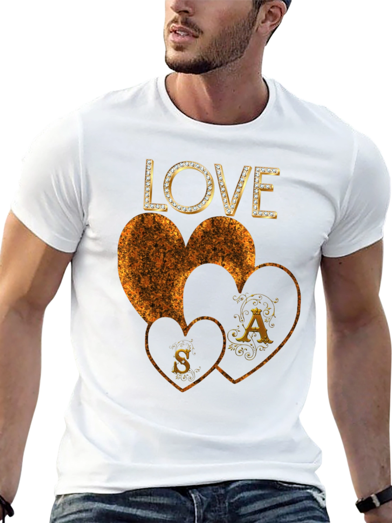 Love Hearts Graphic Tee