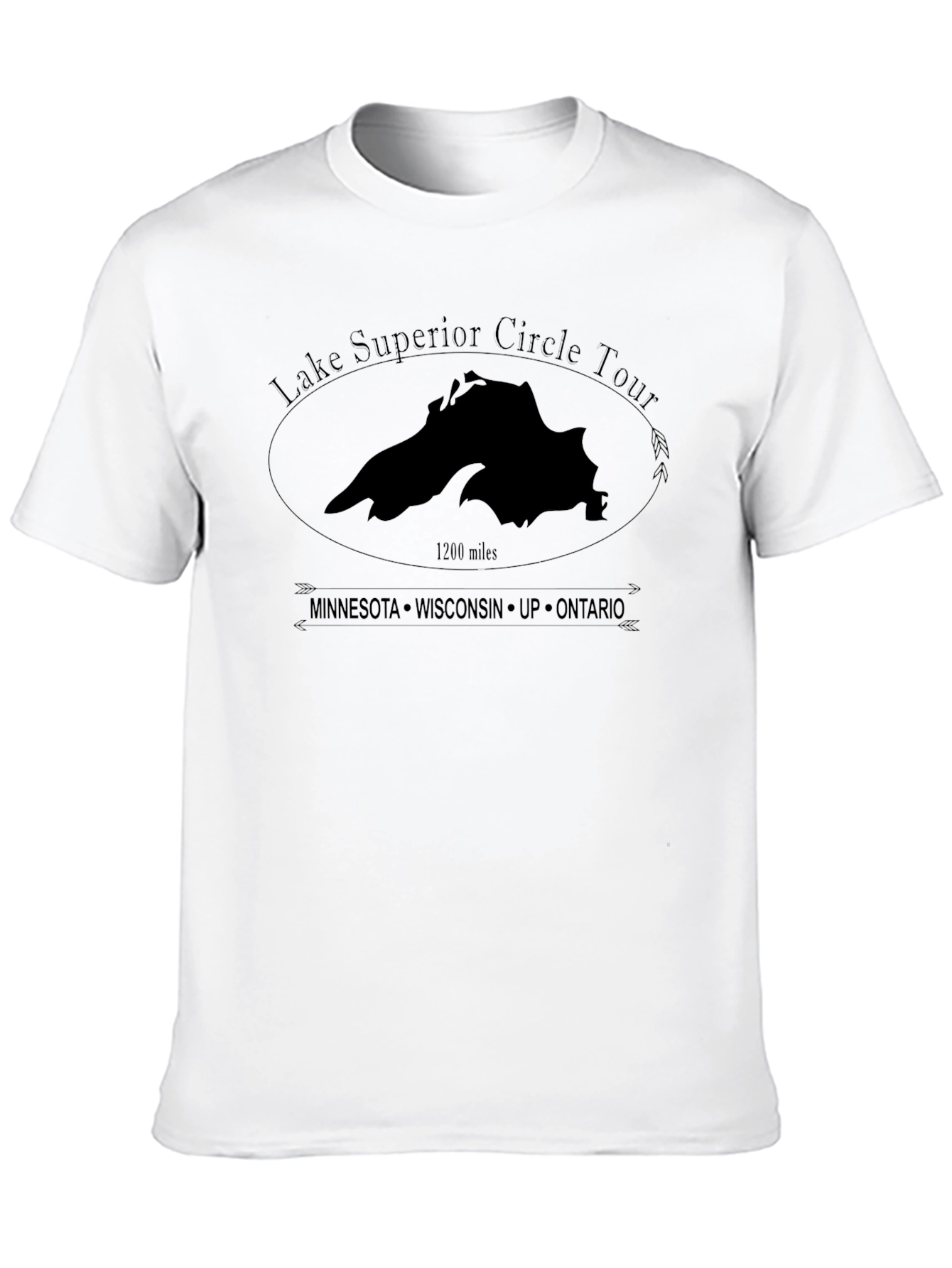 Lake Superior Circle Tour Graphic T-Shirt