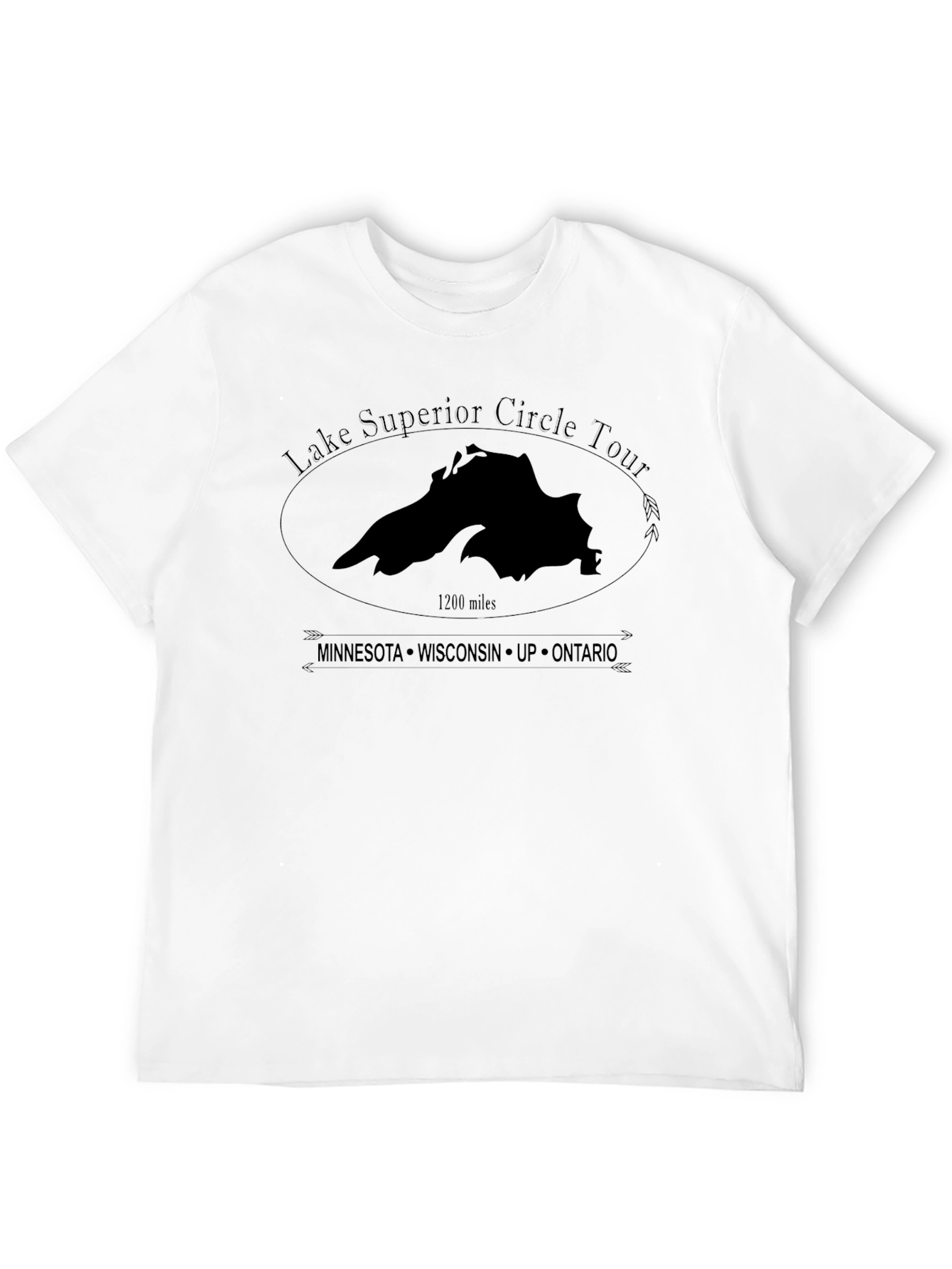 Lake Superior Circle Tour Graphic T-Shirt