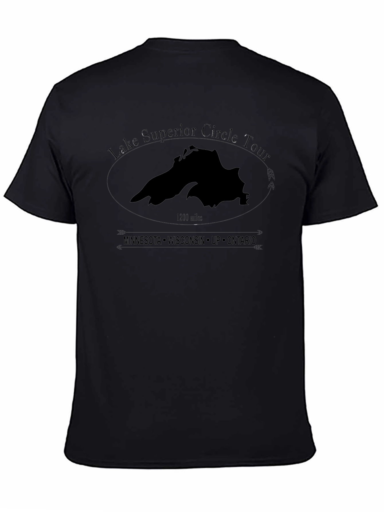 Lake Superior Circle Tour Graphic T-Shirt