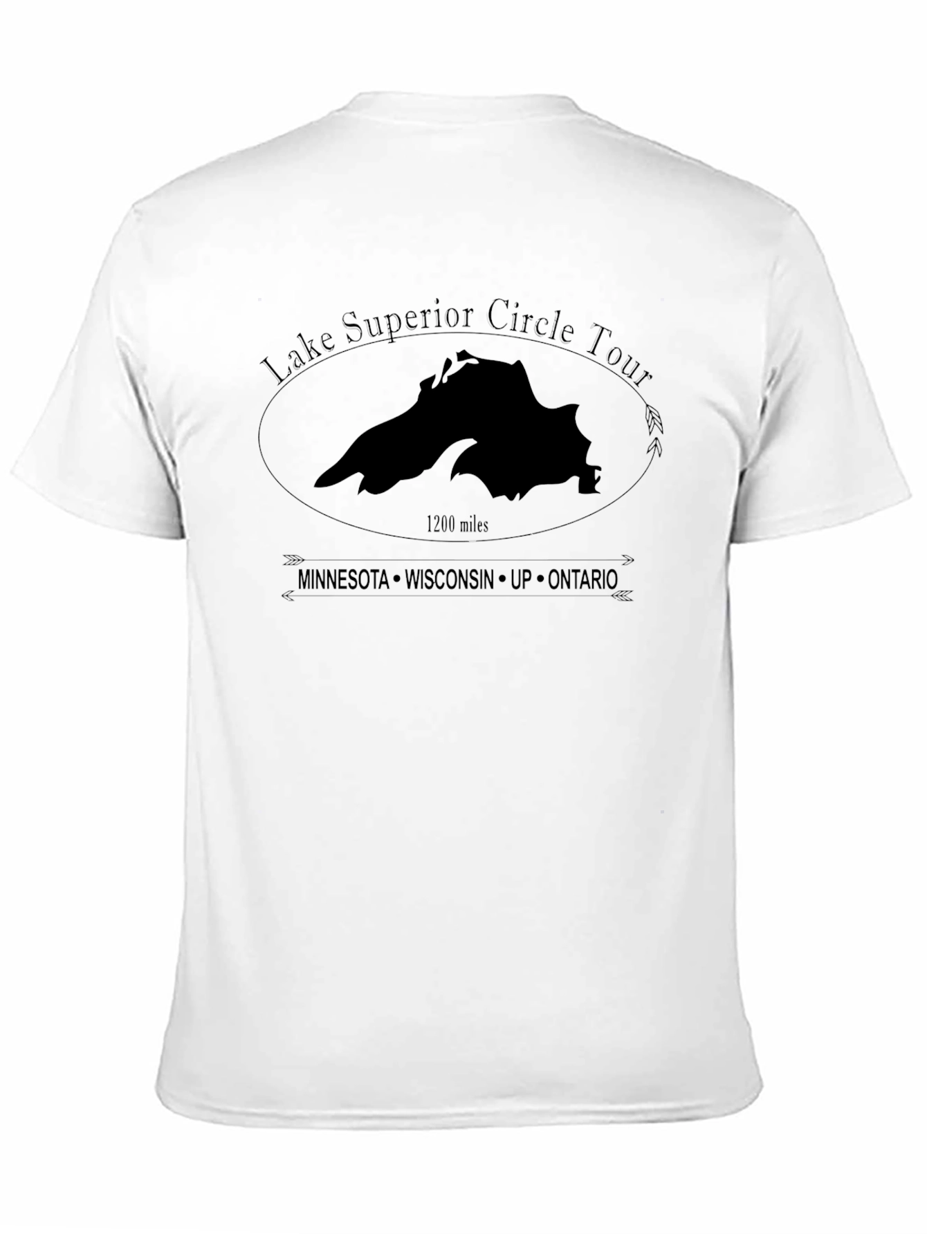 Lake Superior Circle Tour Graphic T-Shirt