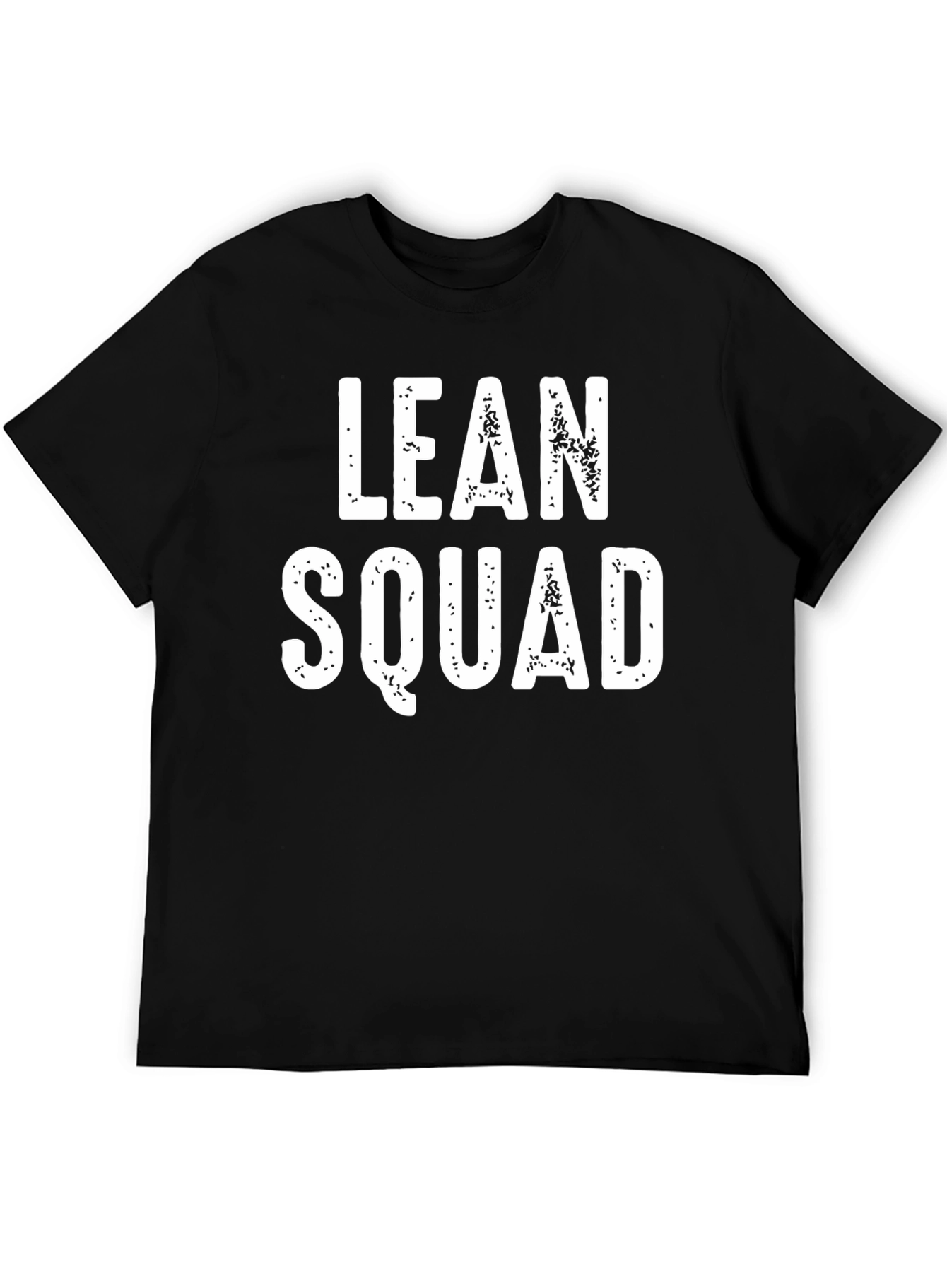 Lean Squad Graphic T-Shirt - Black Cotton Tee