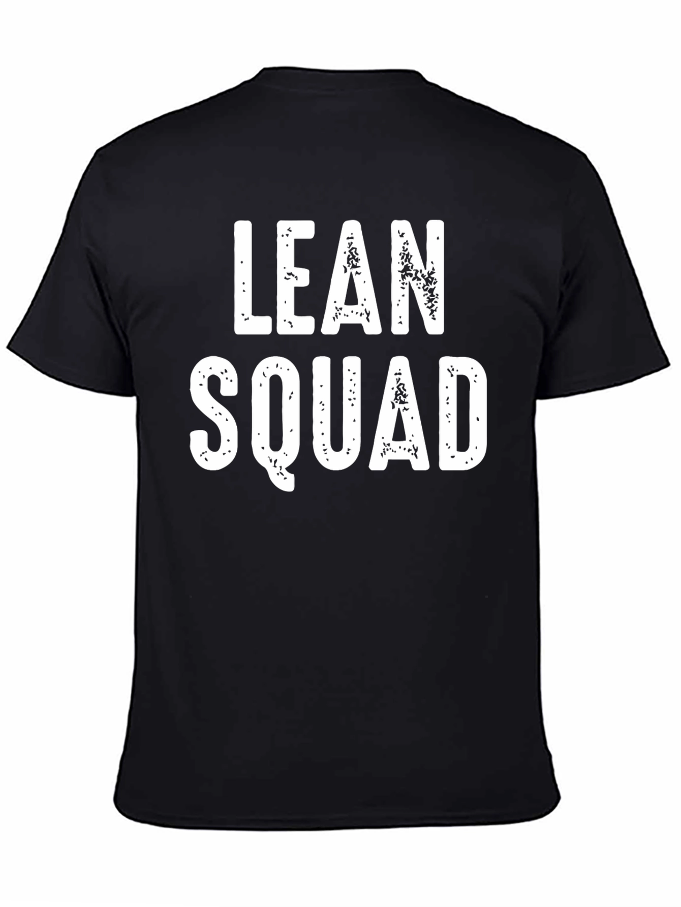 Lean Squad Graphic T-Shirt - Black Cotton Tee