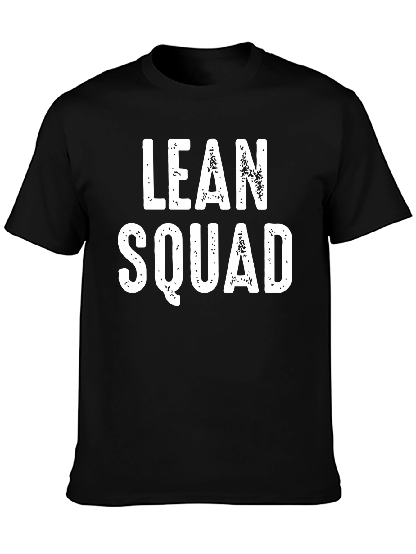 Lean Squad Graphic T-Shirt - Black Cotton Tee
