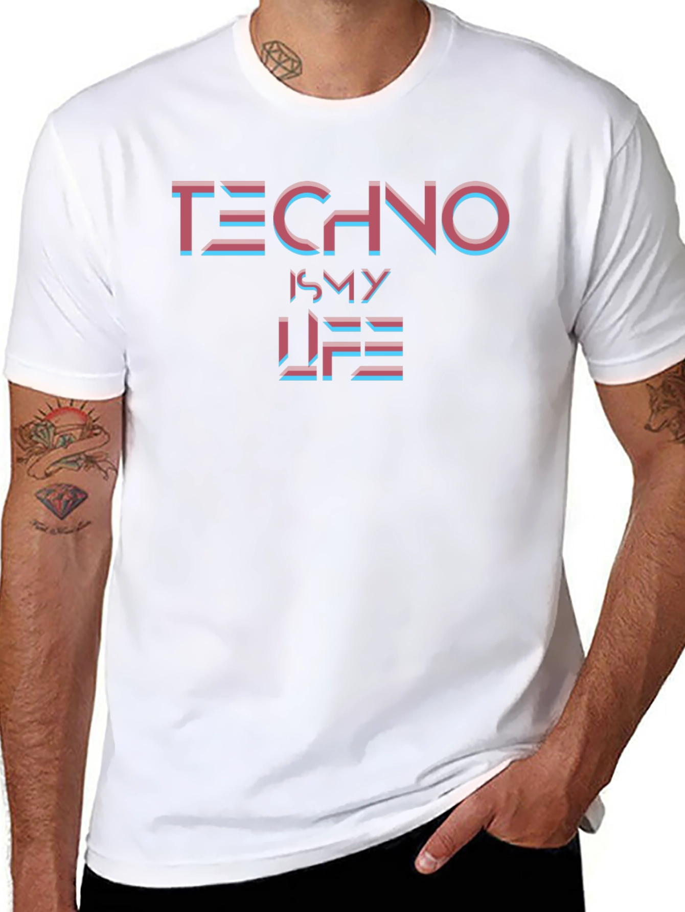 Techno is My Life Graphic Tee