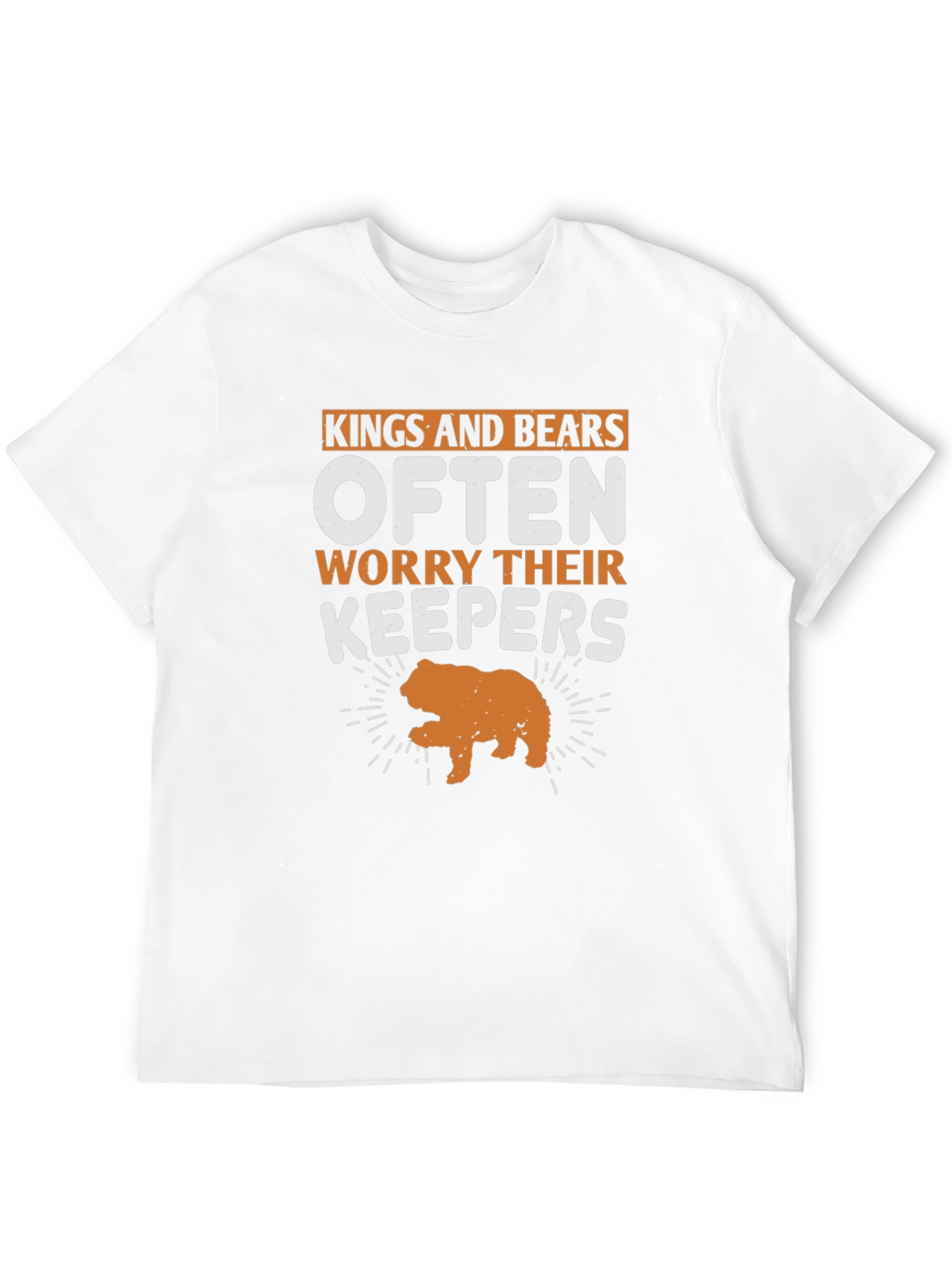 Kings and Bears Worry Their Keepers Black T-Shirt