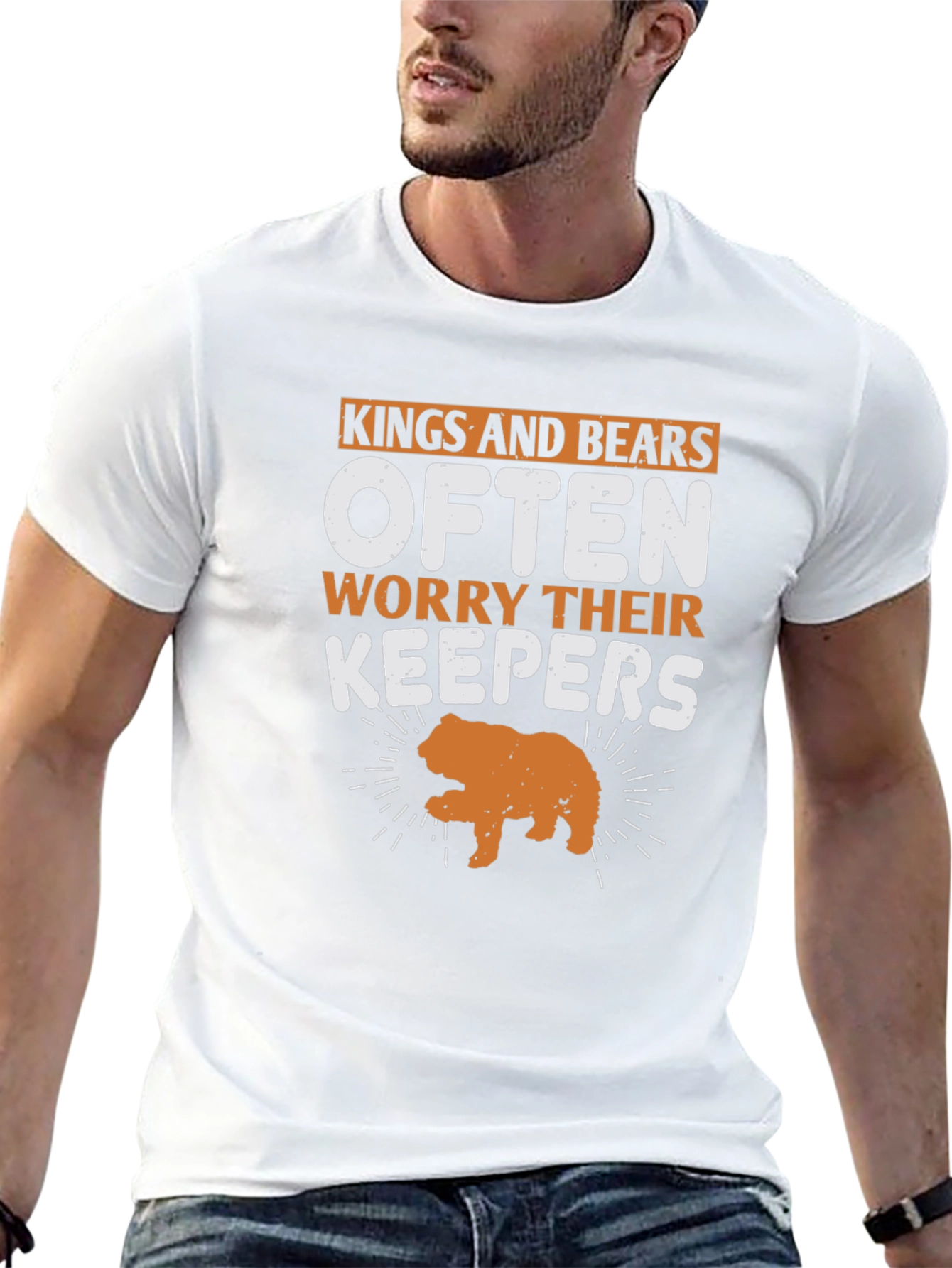 Kings and Bears Worry Their Keepers Black T-Shirt
