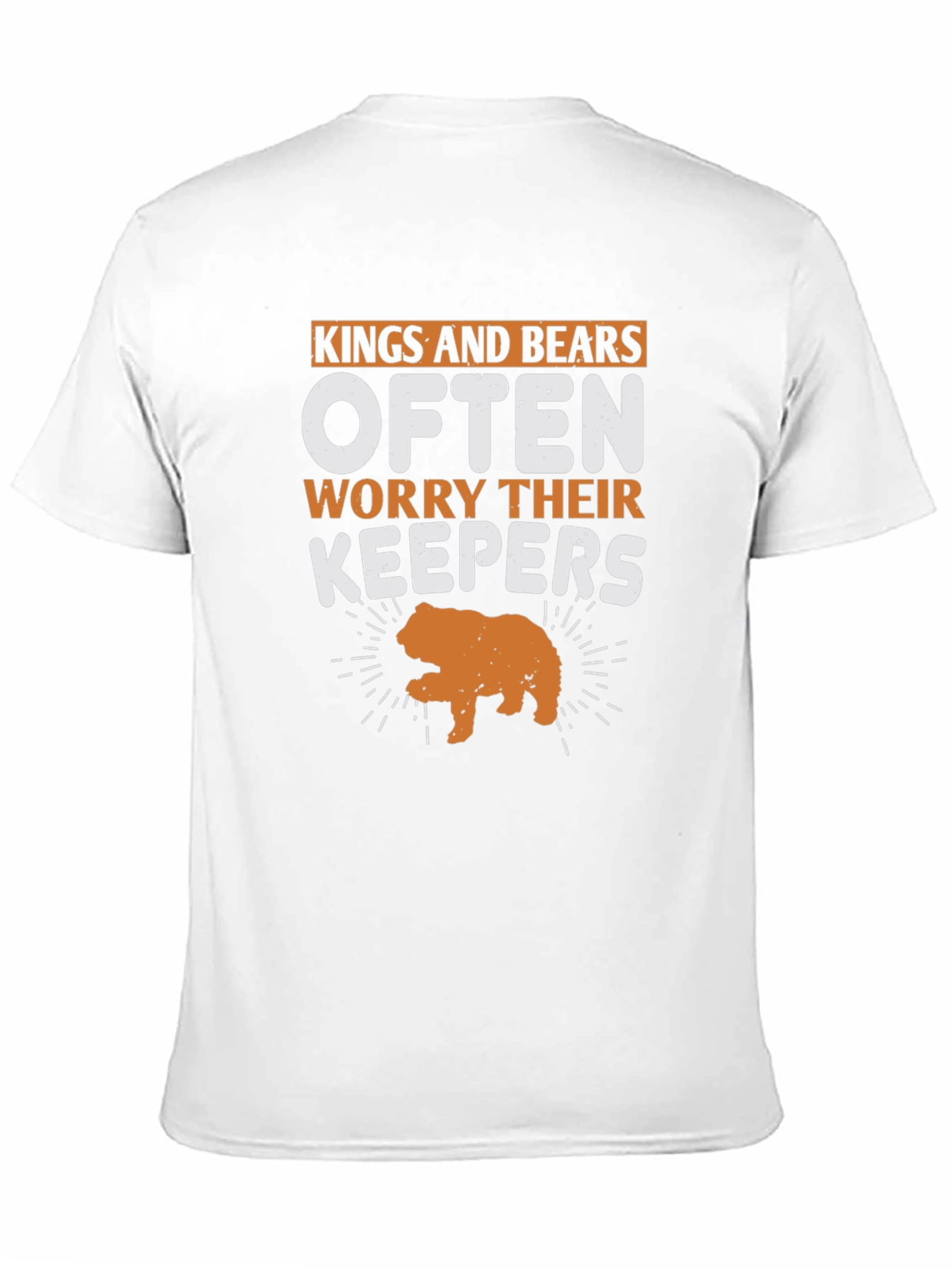 Kings and Bears Worry Their Keepers Black T-Shirt