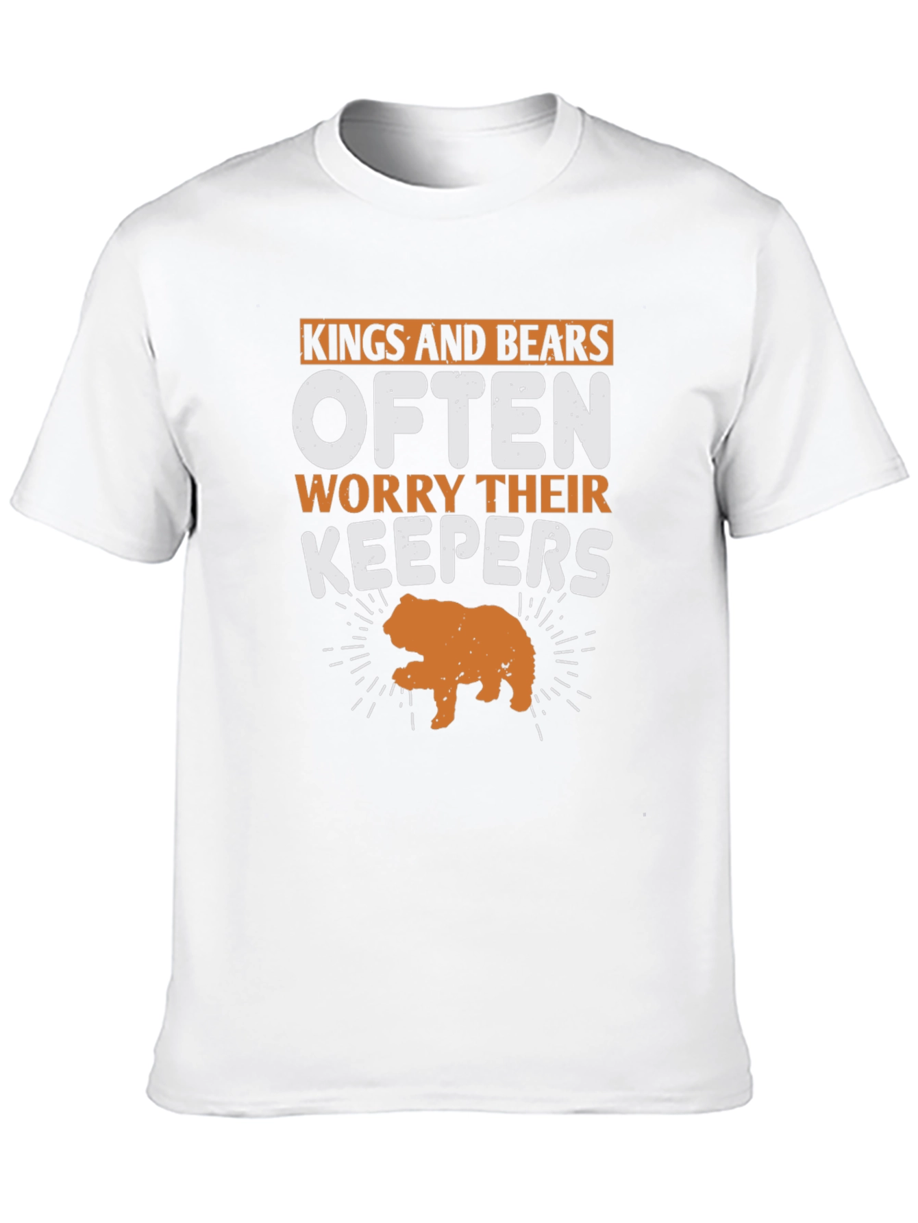 Kings and Bears Worry Their Keepers Black T-Shirt