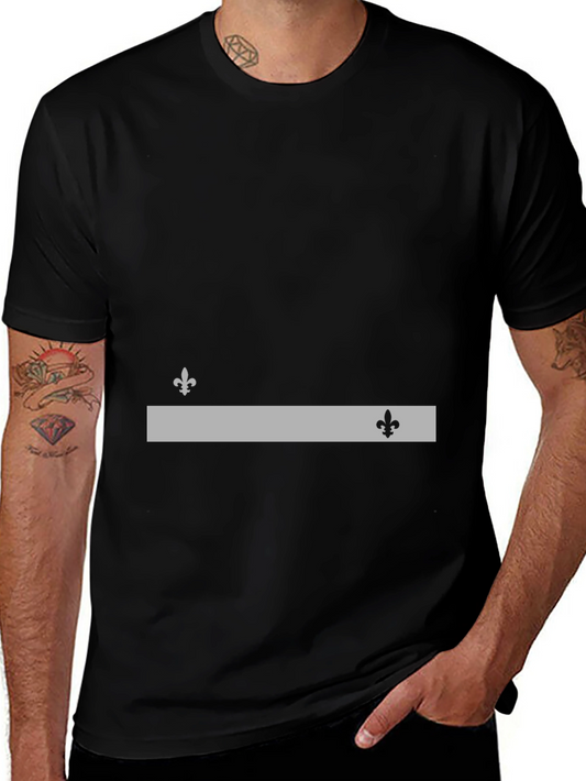 Fleur-de-lis Graphic Black T-Shirt