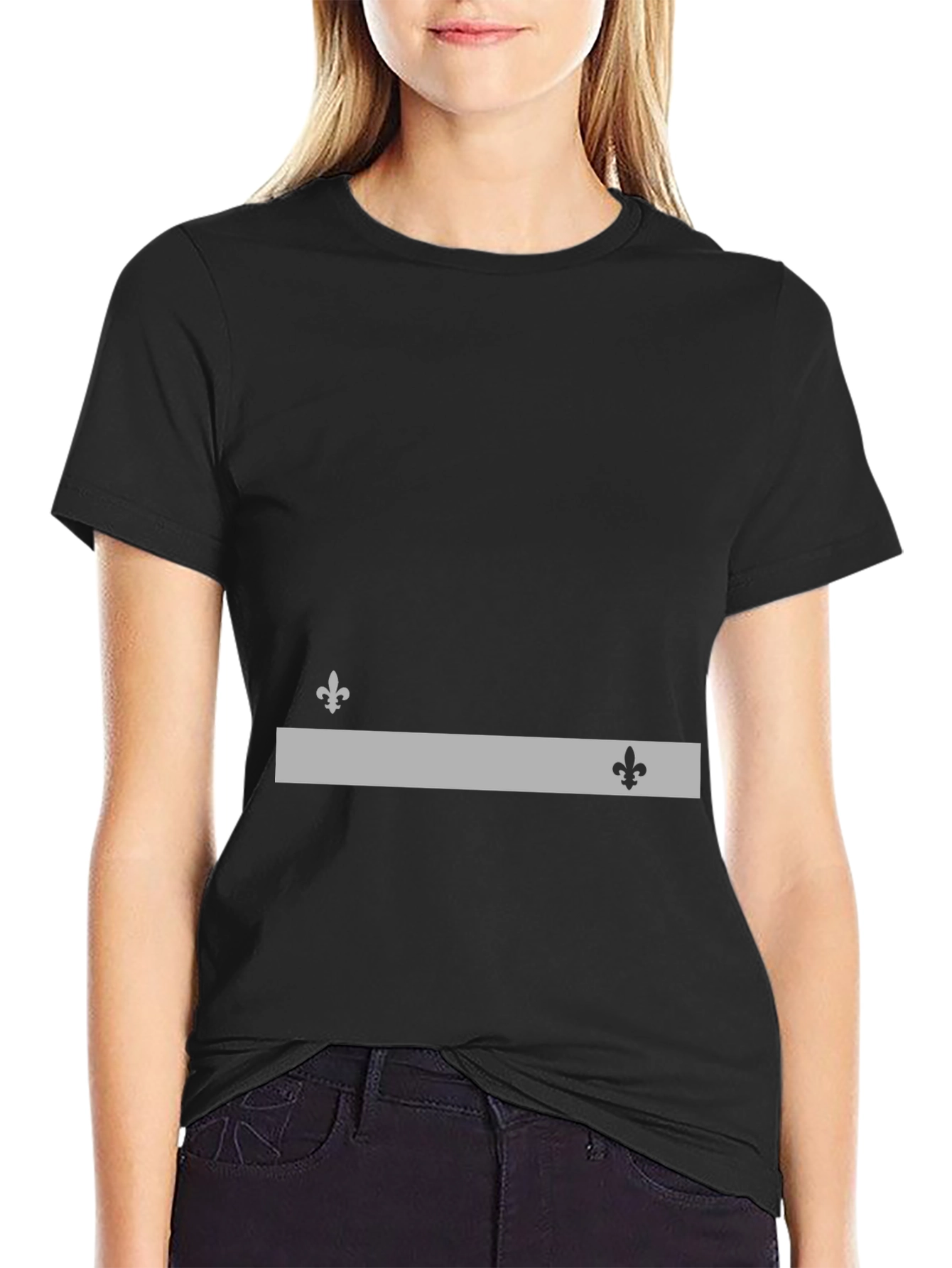 Fleur-de-lis Graphic Black T-Shirt