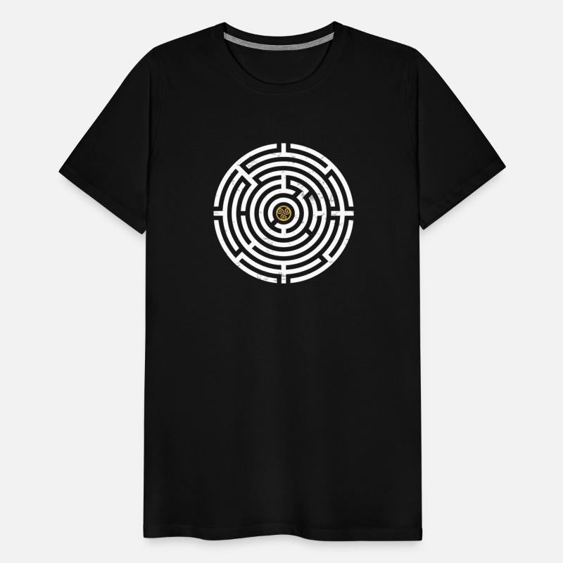 LABYRINTH TRISKELION TRIPLE CELTIC SPIRAL