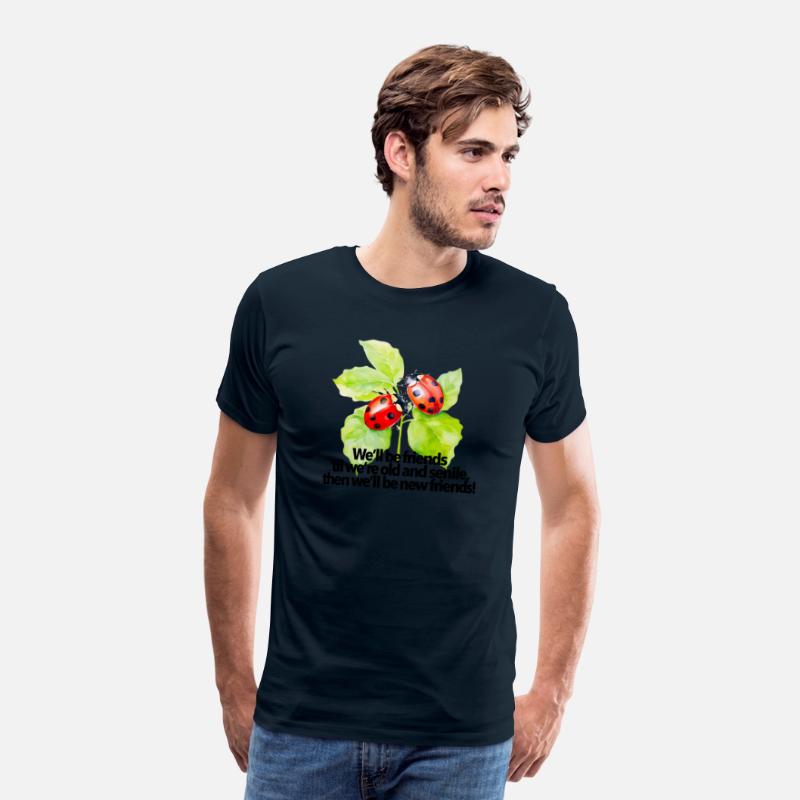 Ladybugs friendship quote funny BFF old senile