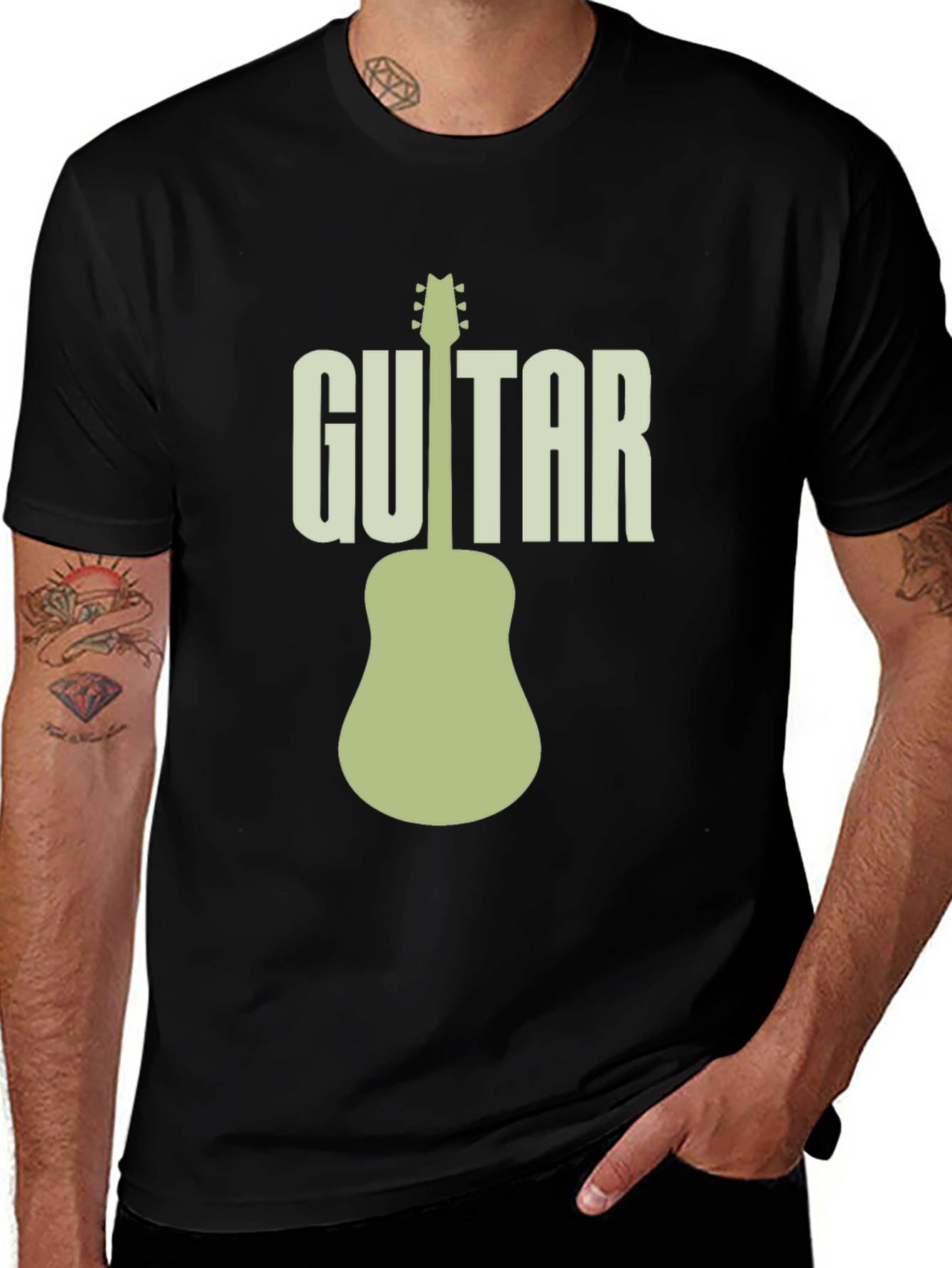 Guitar Graphic Tee - Musician T-Shirt