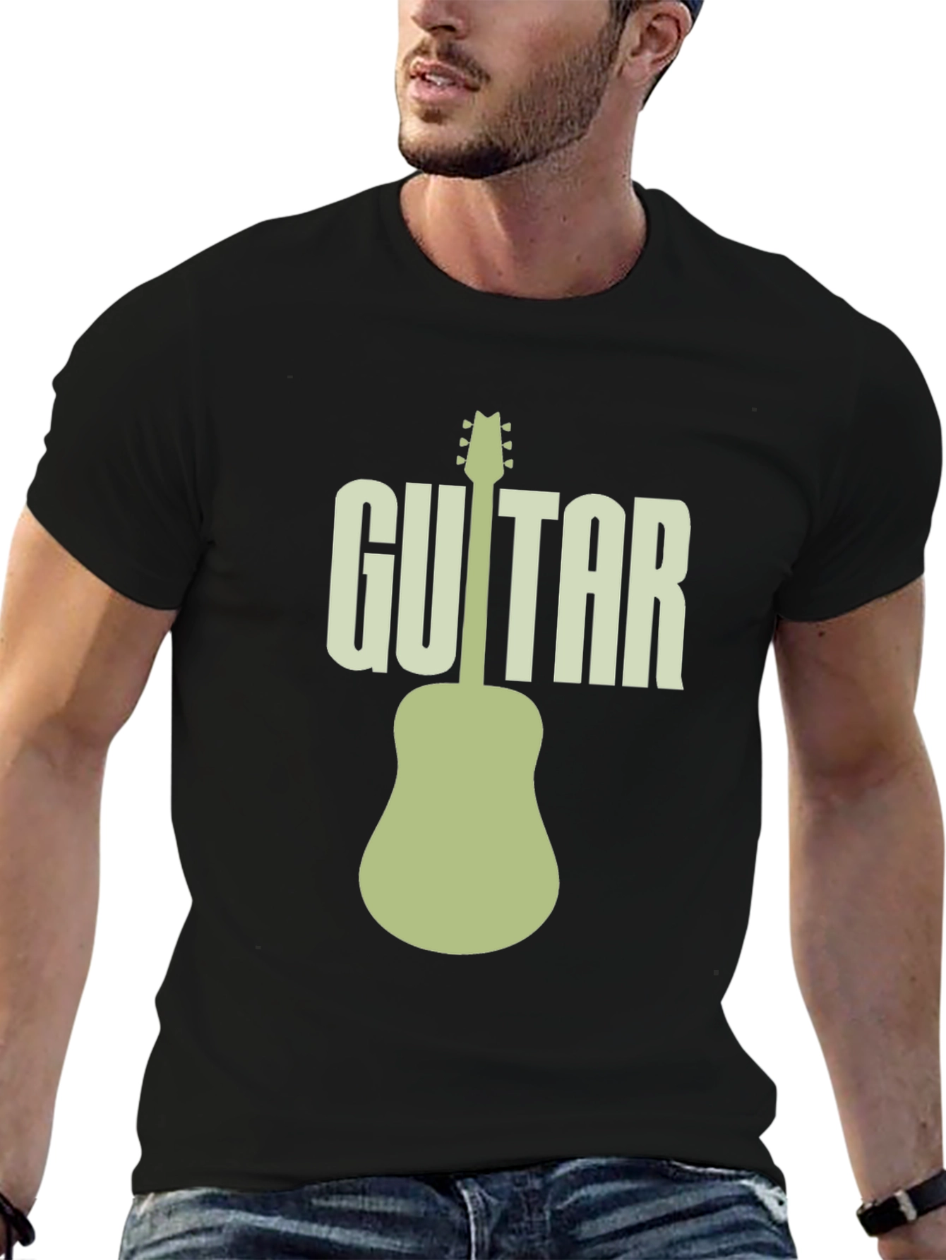 Guitar Graphic Tee - Musician T-Shirt