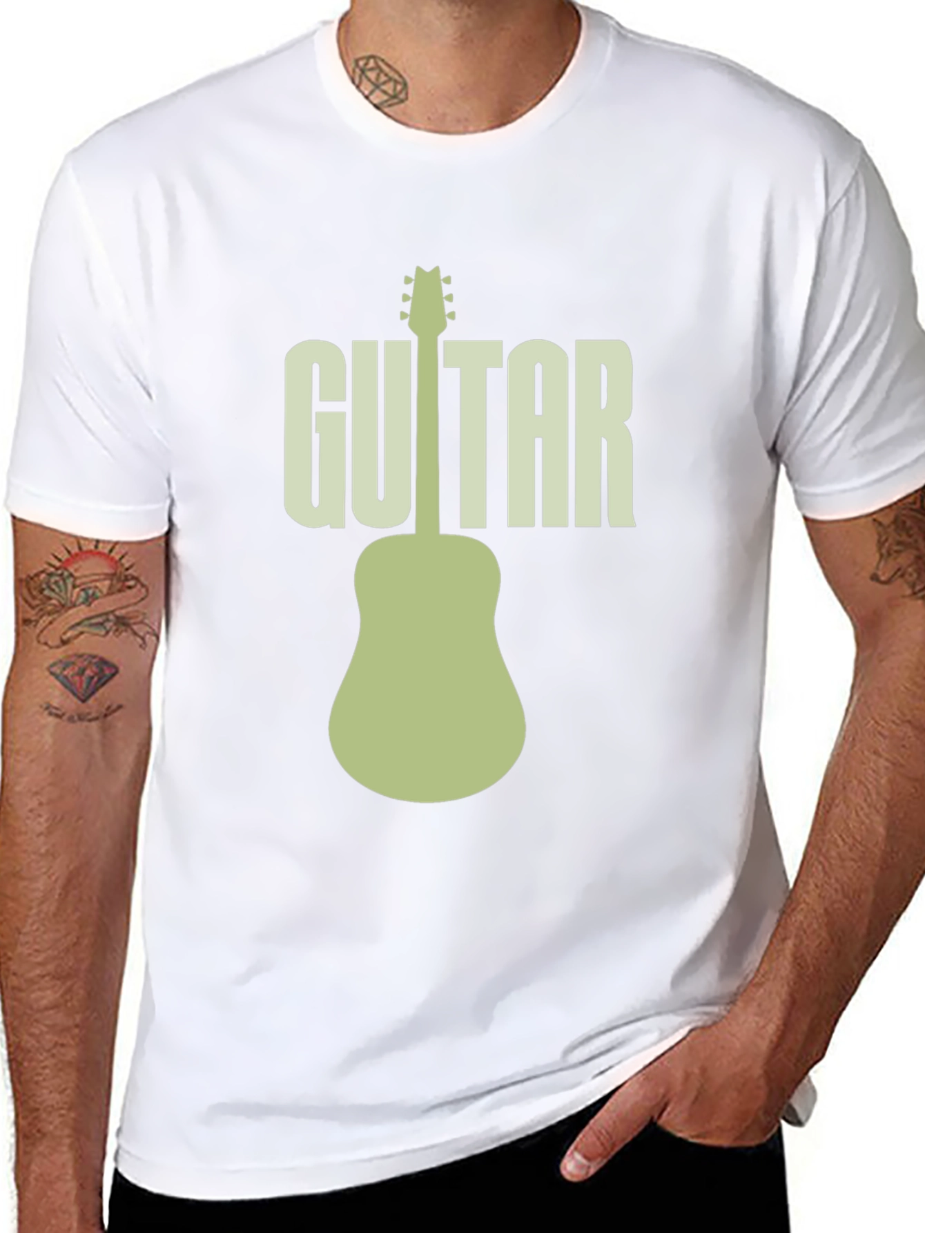 Guitar Graphic Tee - Musician T-Shirt