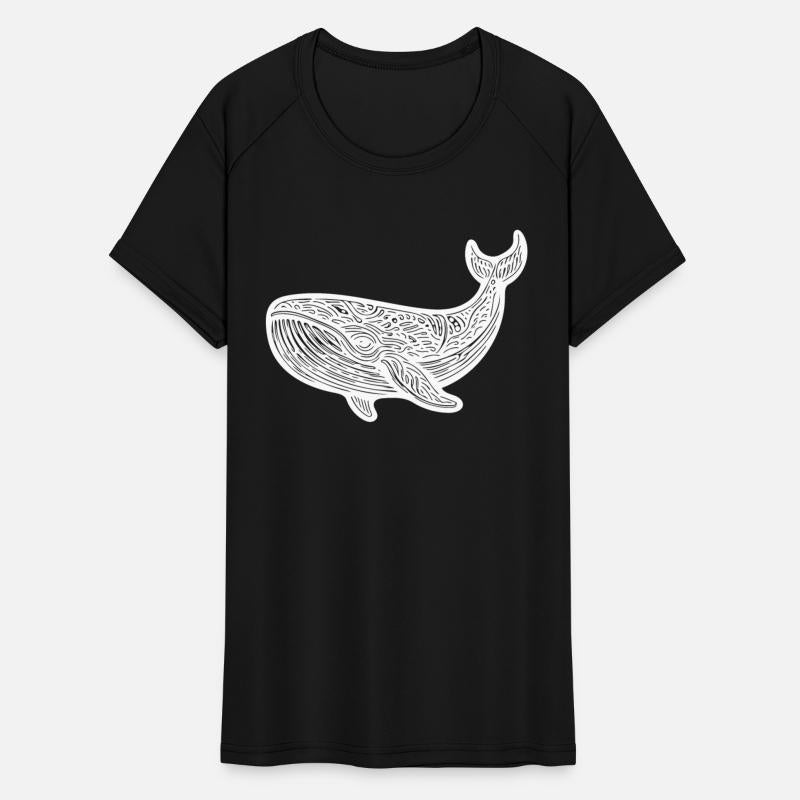 Large Swimming Whale Vintage Sea Animal