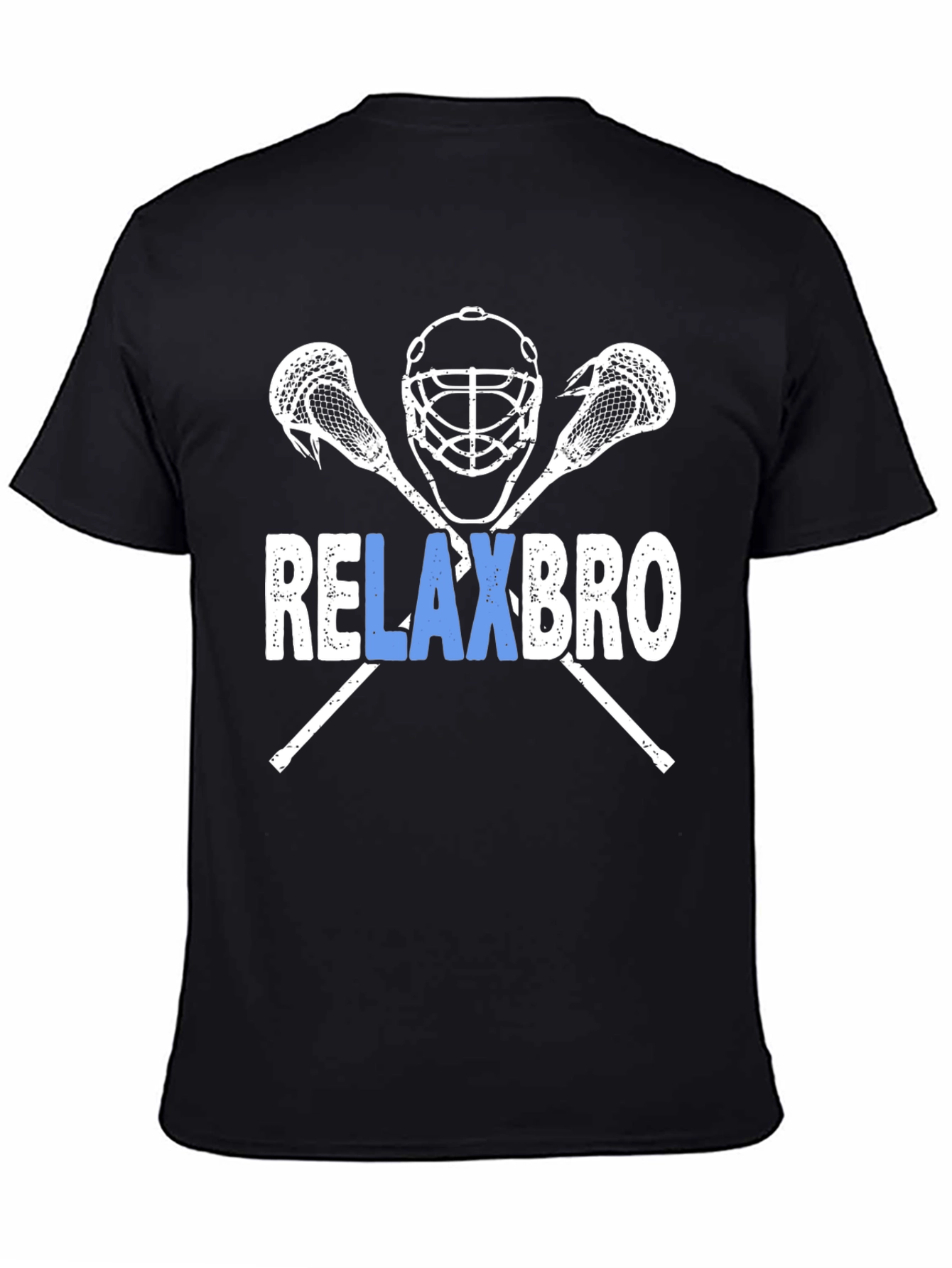 Relax Bro Lacrosse Graphic T-Shirt