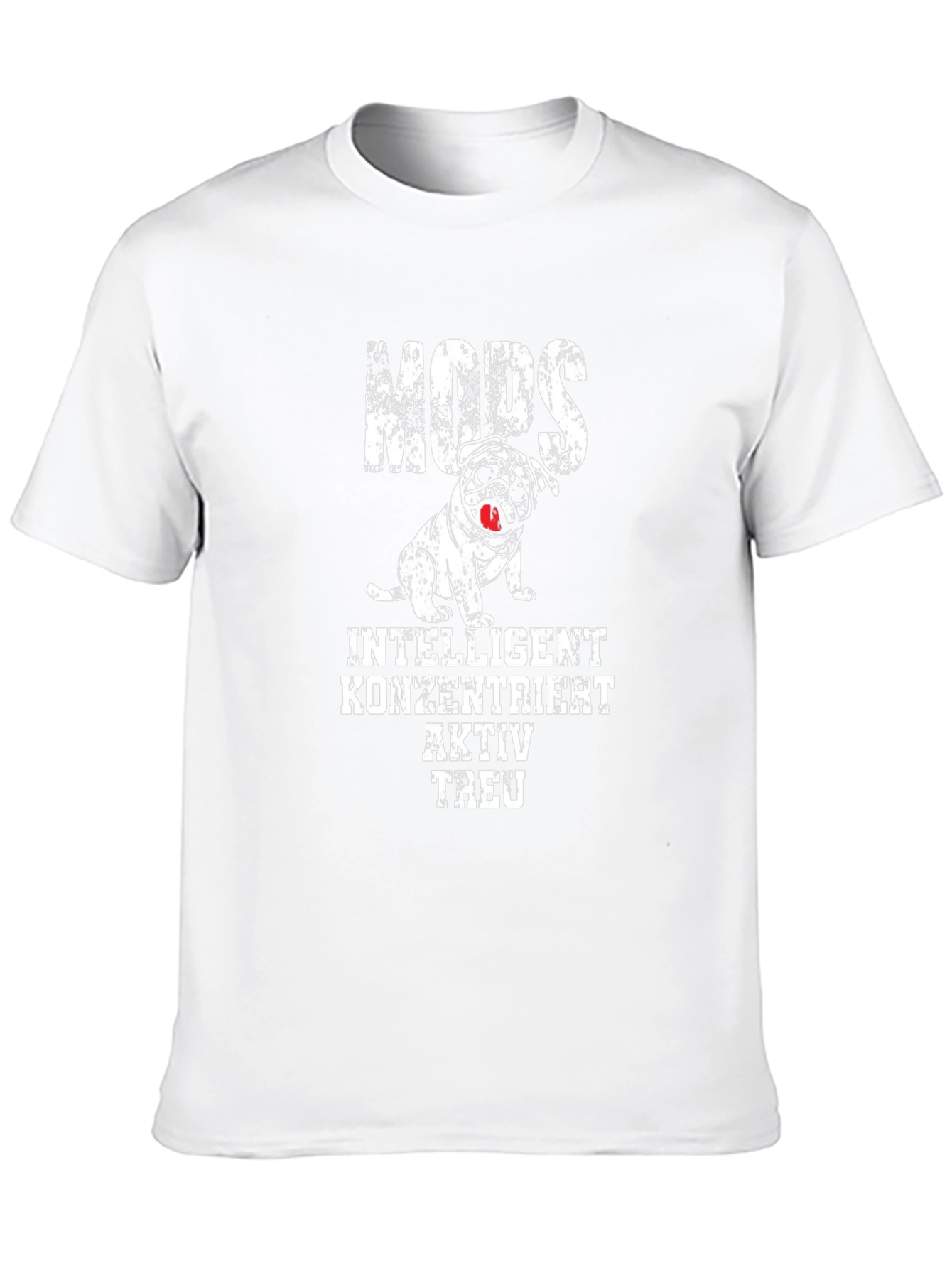 Pug Dog T-Shirt - Intelligent Active Loyal