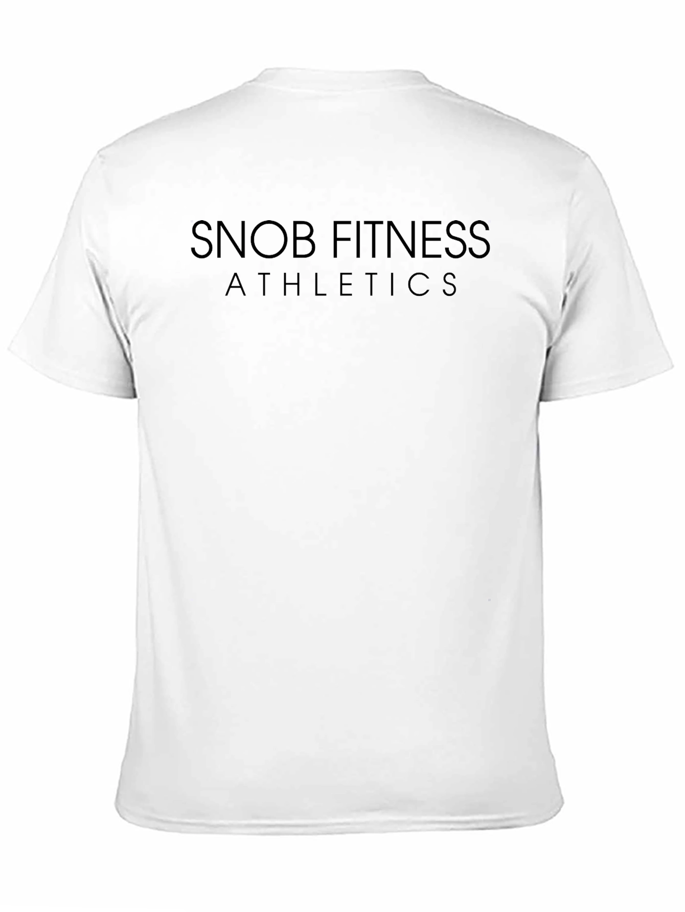 Snob Fitness Athletics Black Crew Neck T-Shirt