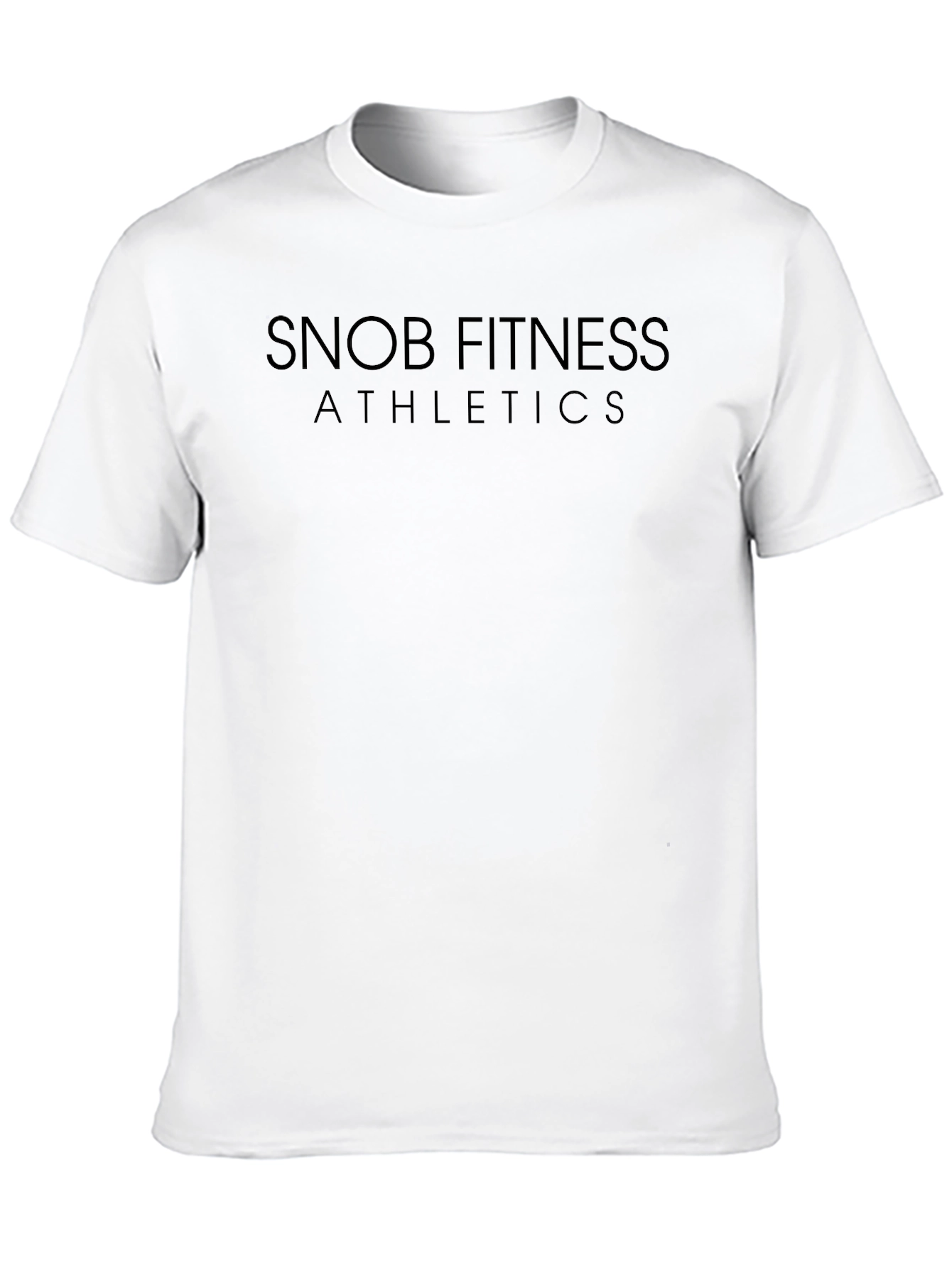 Snob Fitness Athletics Black Crew Neck T-Shirt