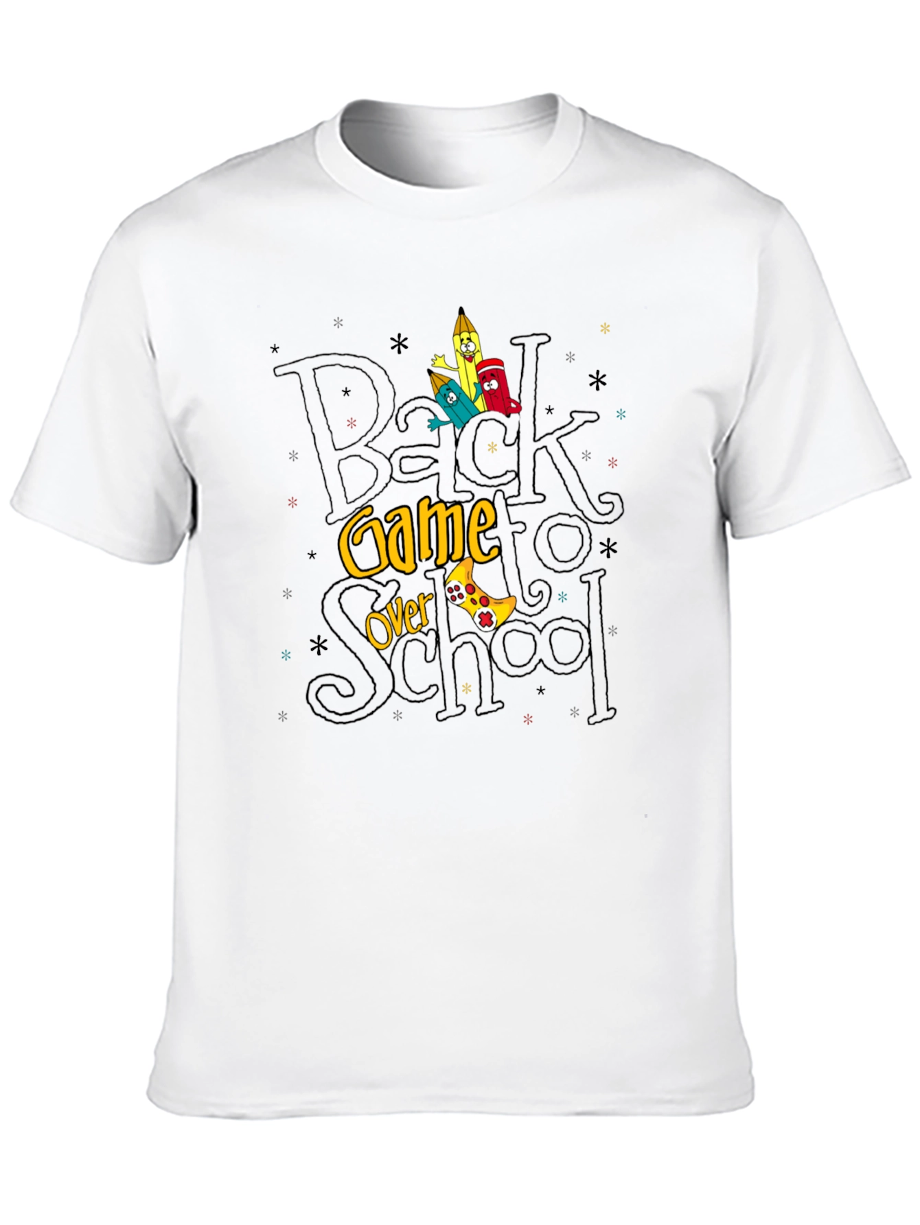 Back to School Game Over Graphic Tee
